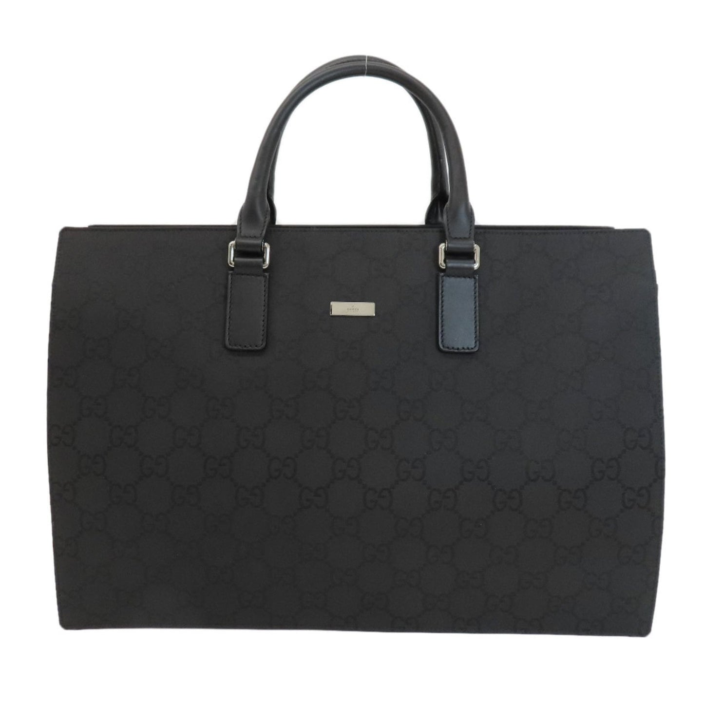 Gucci Black Nylon Canvas Briefcase Handbag ( )