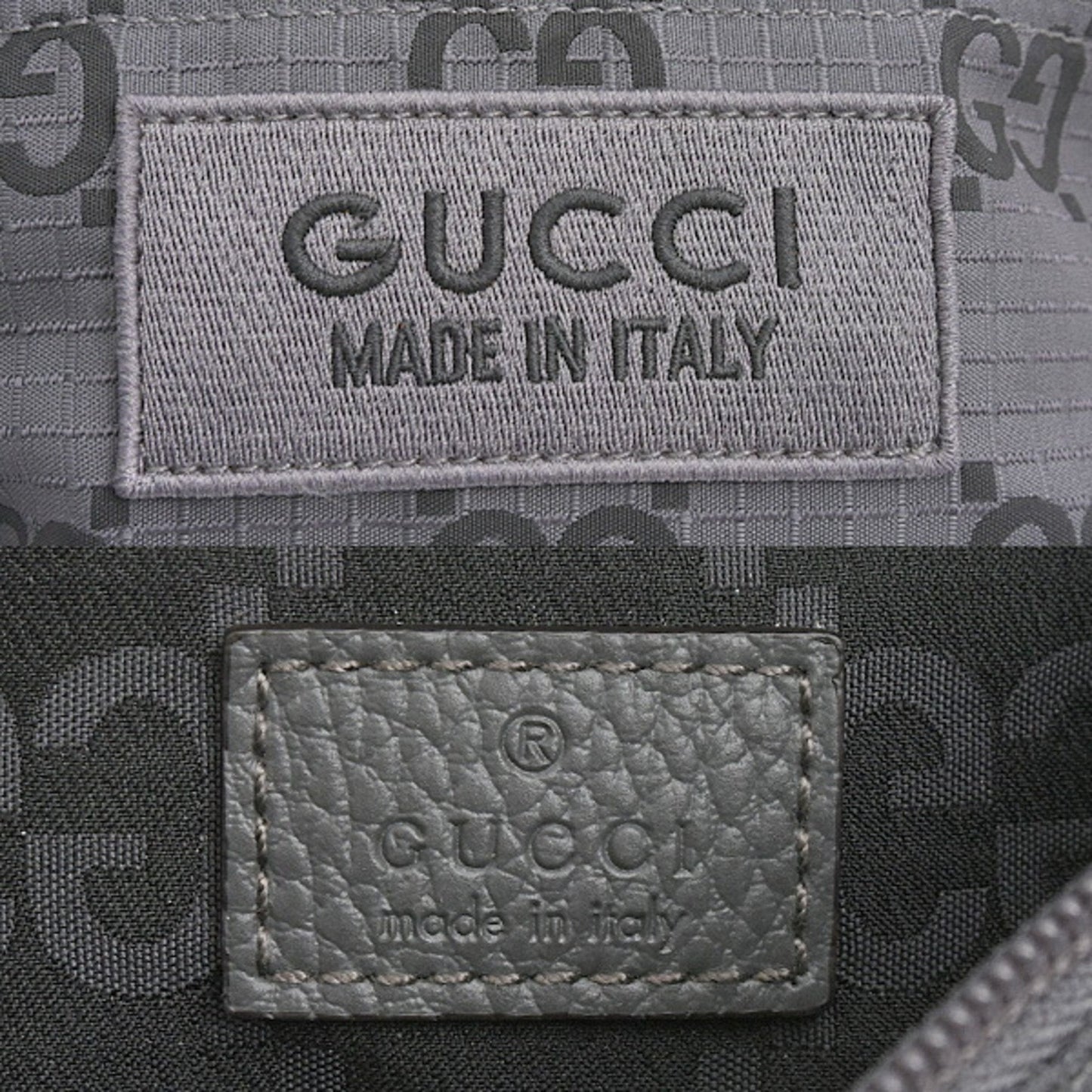 Gucci Gray Polyester Sling Bag ( )