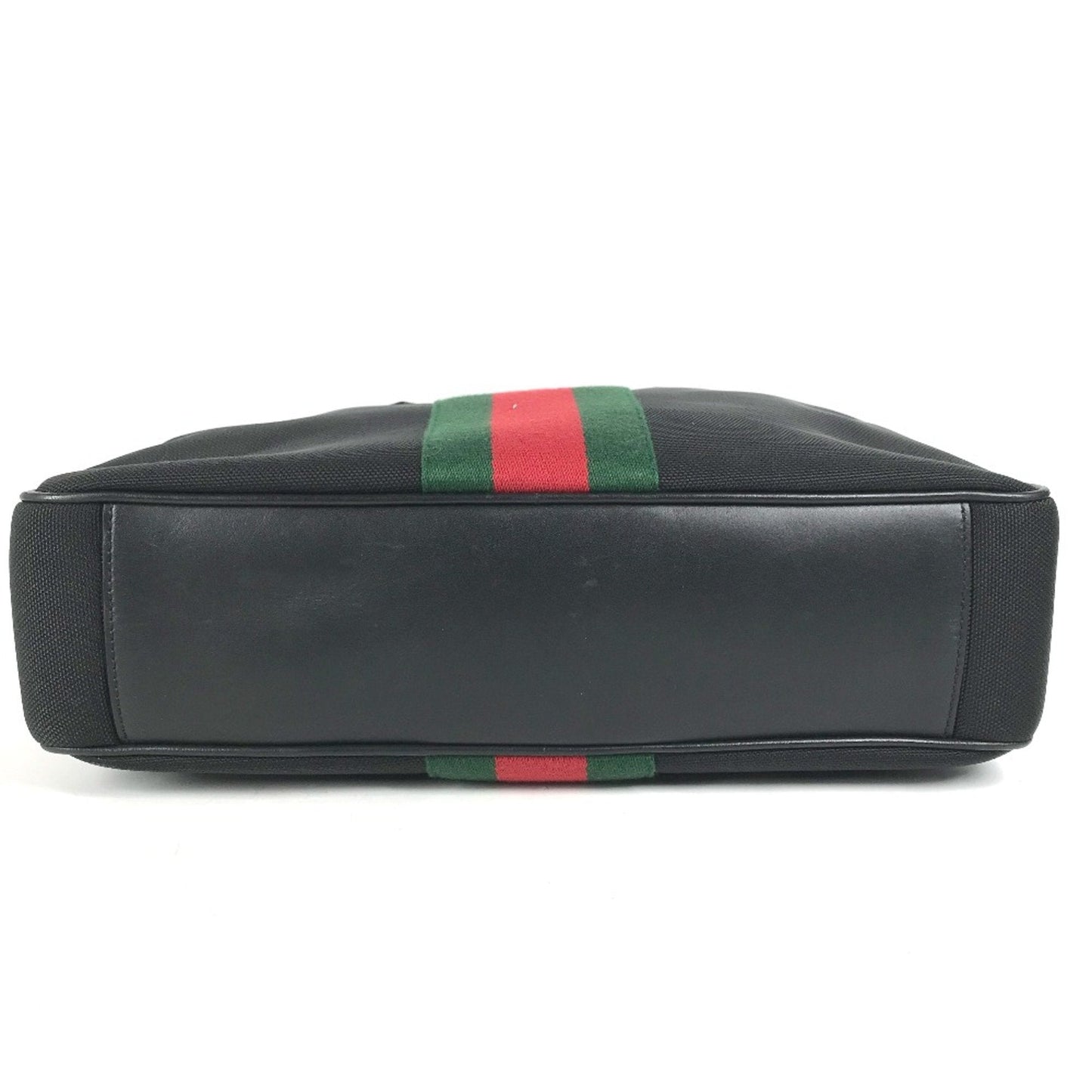 Gucci Black Leather Tote Bag ( )