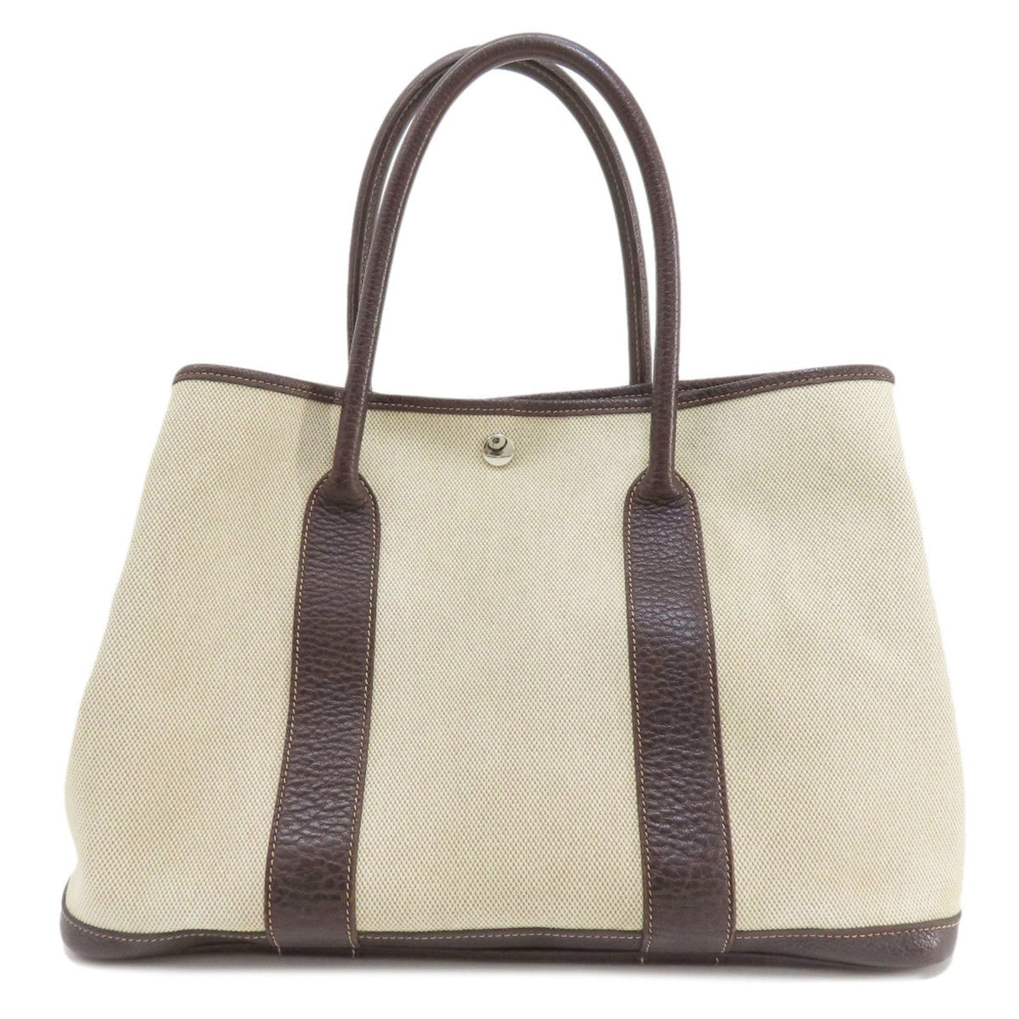 Hermes Marron Toile H Tote Bag ( )