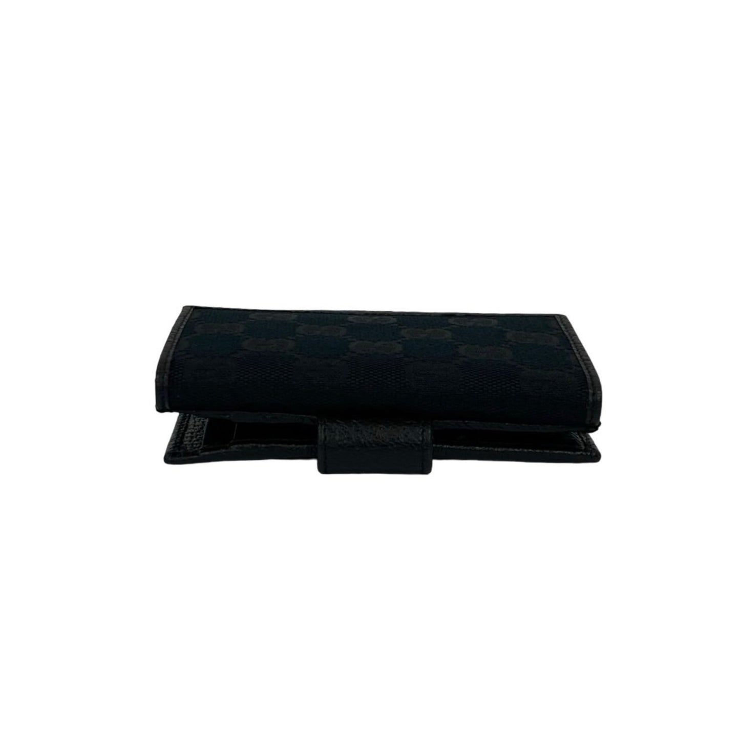 Gucci Black Canvas Leather Wallet (Bi-Fold) ( )