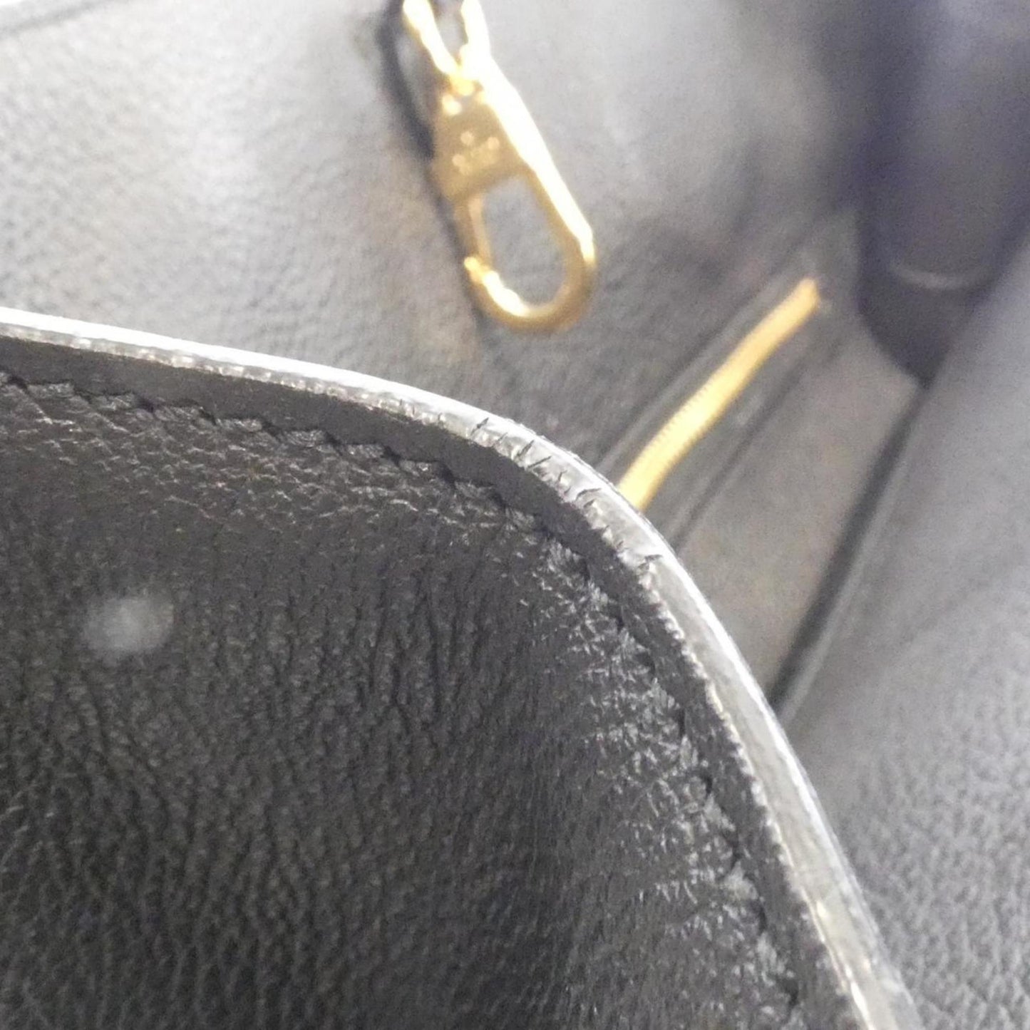 Gucci Black Leather Handbag ( )