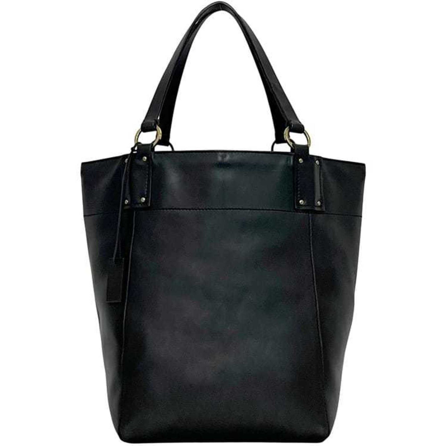 Gucci Black Leather Tote Bag ( )