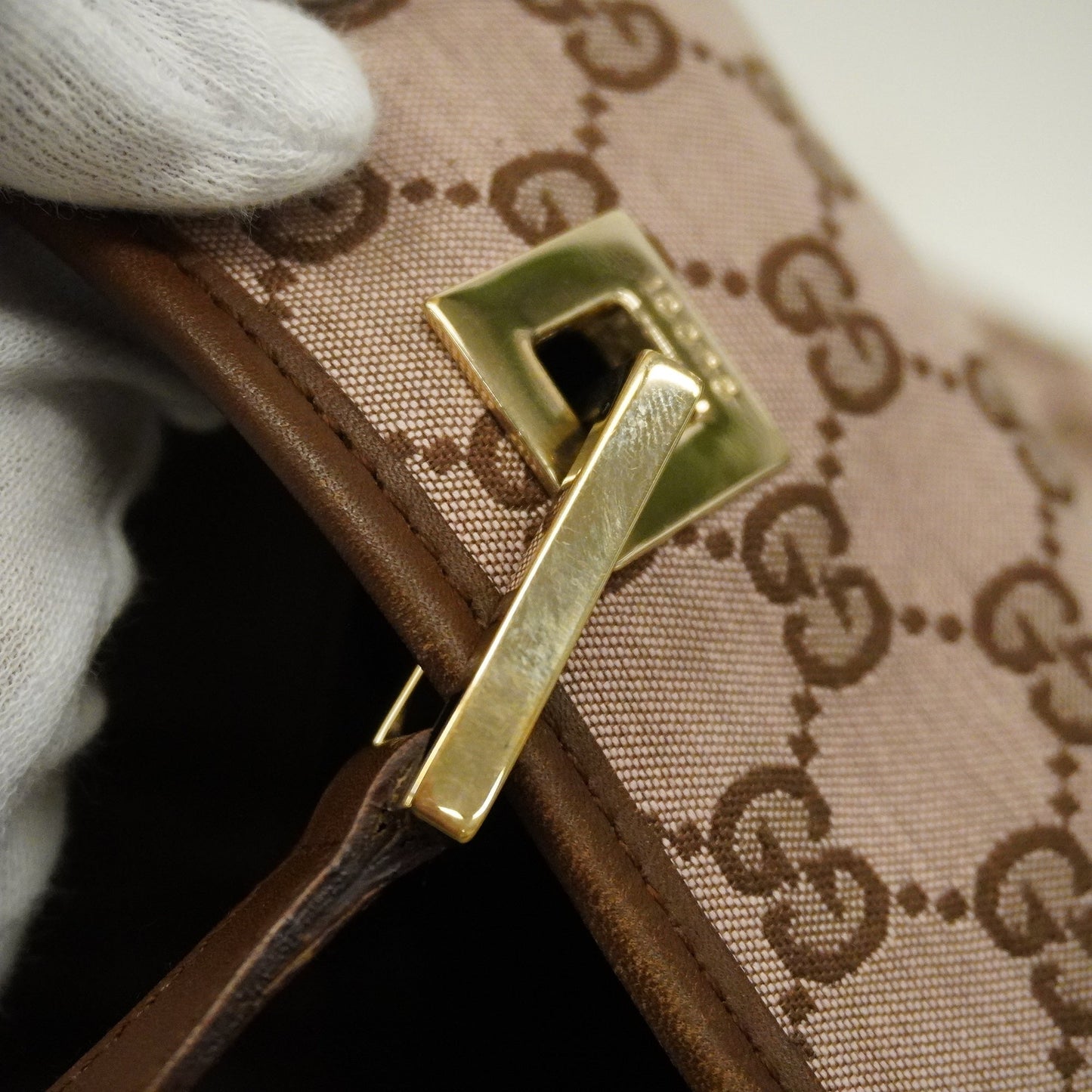 GUCCI Auth  GG Canvas Tote Bag 002 1098 Women's Tote Bag Brown,Pink