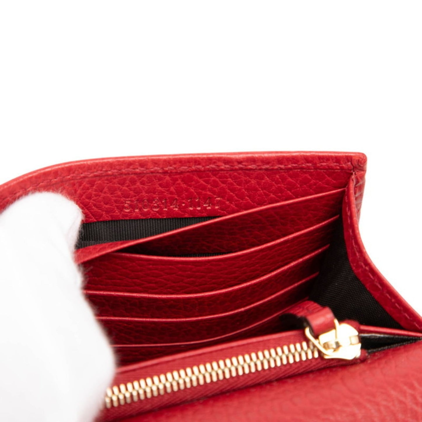 Gucci Red Color Leather Shoulder Bag ( )