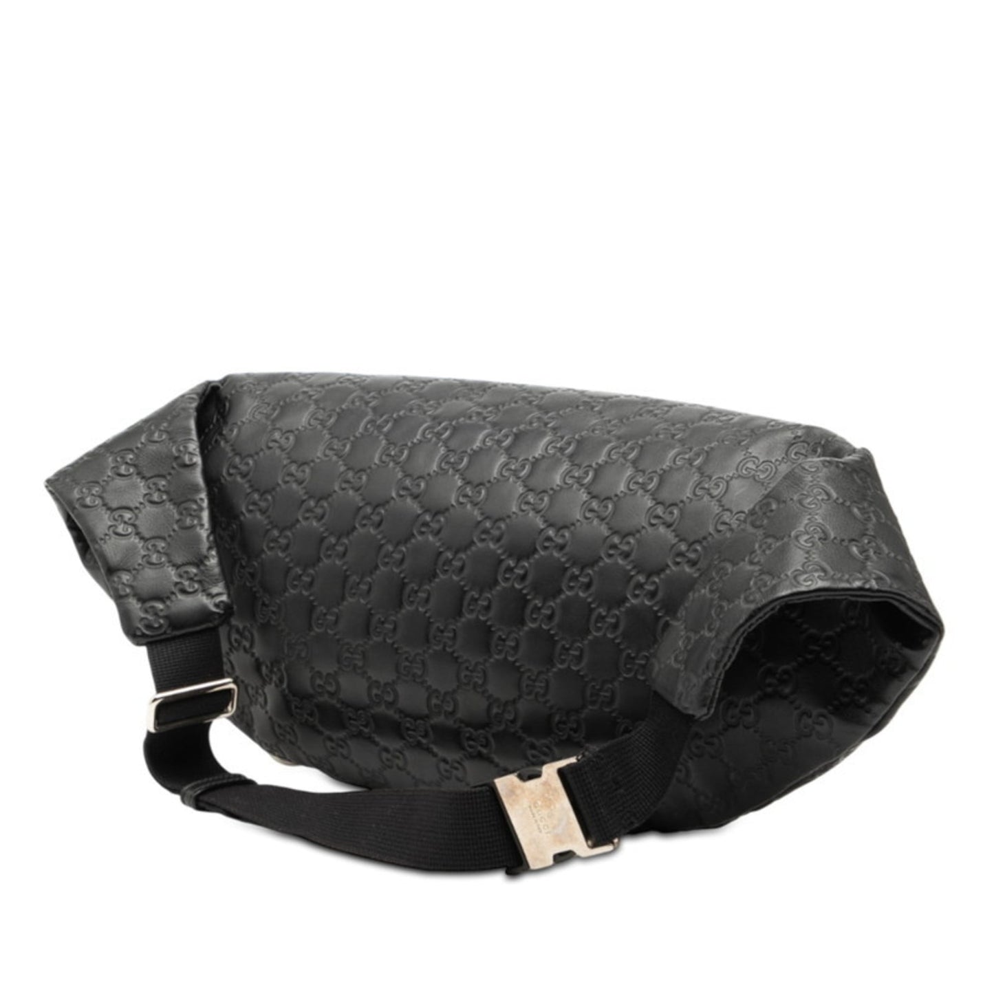 Gucci Guccissima Black Leather Sling Bag ( )