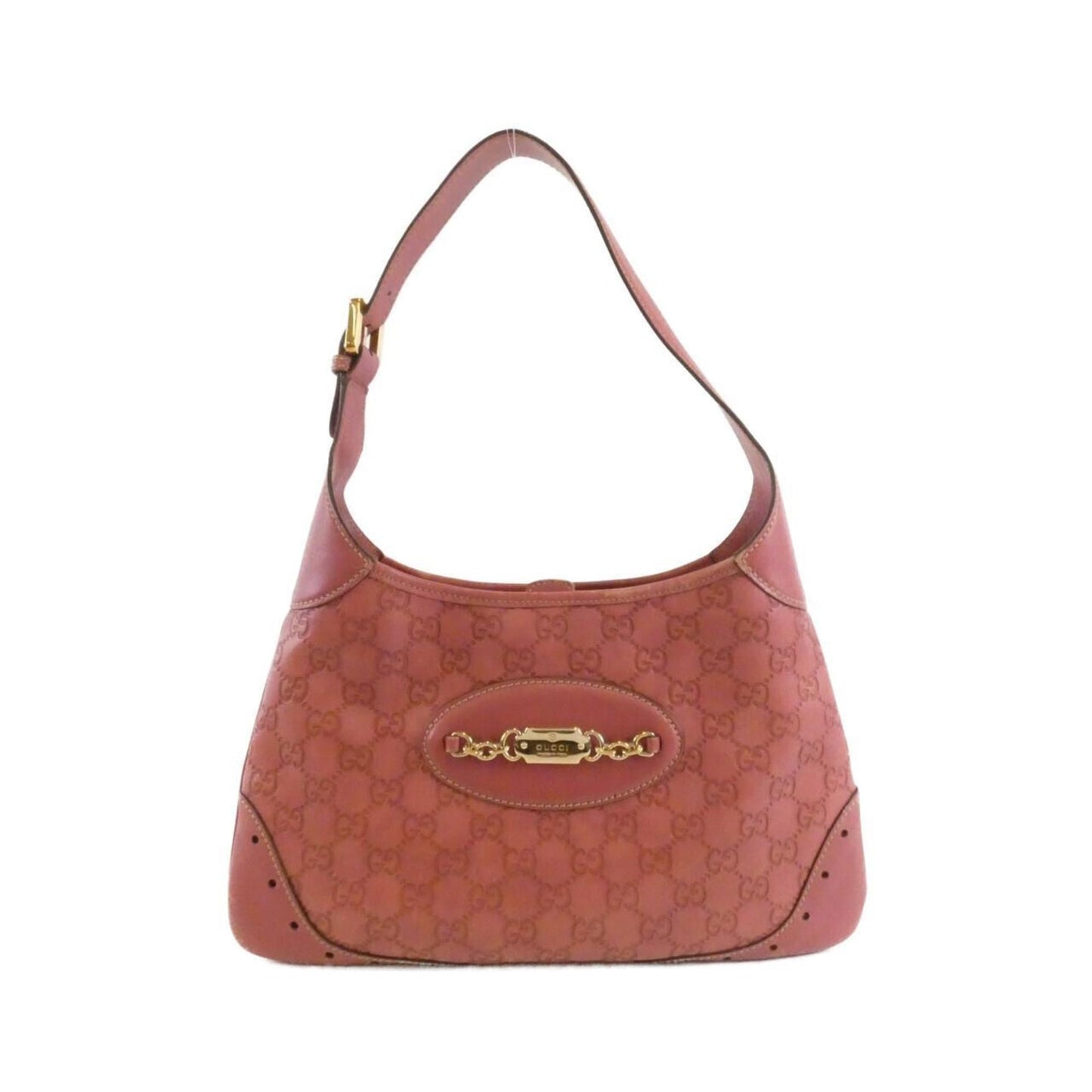 Gucci Pink Leather Shoulder Bag ( )