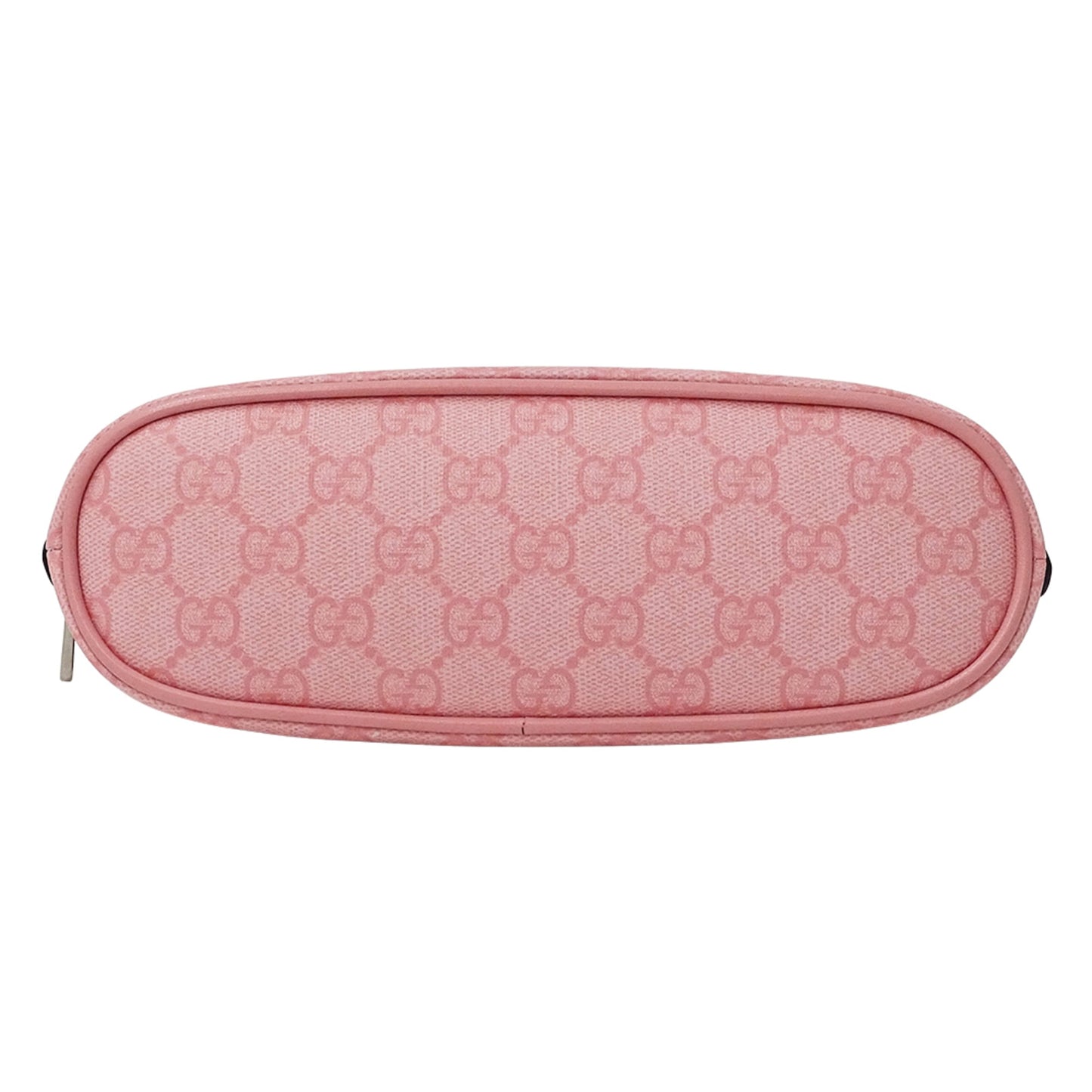 Gucci Pink Gg Supreme Pouch ( )