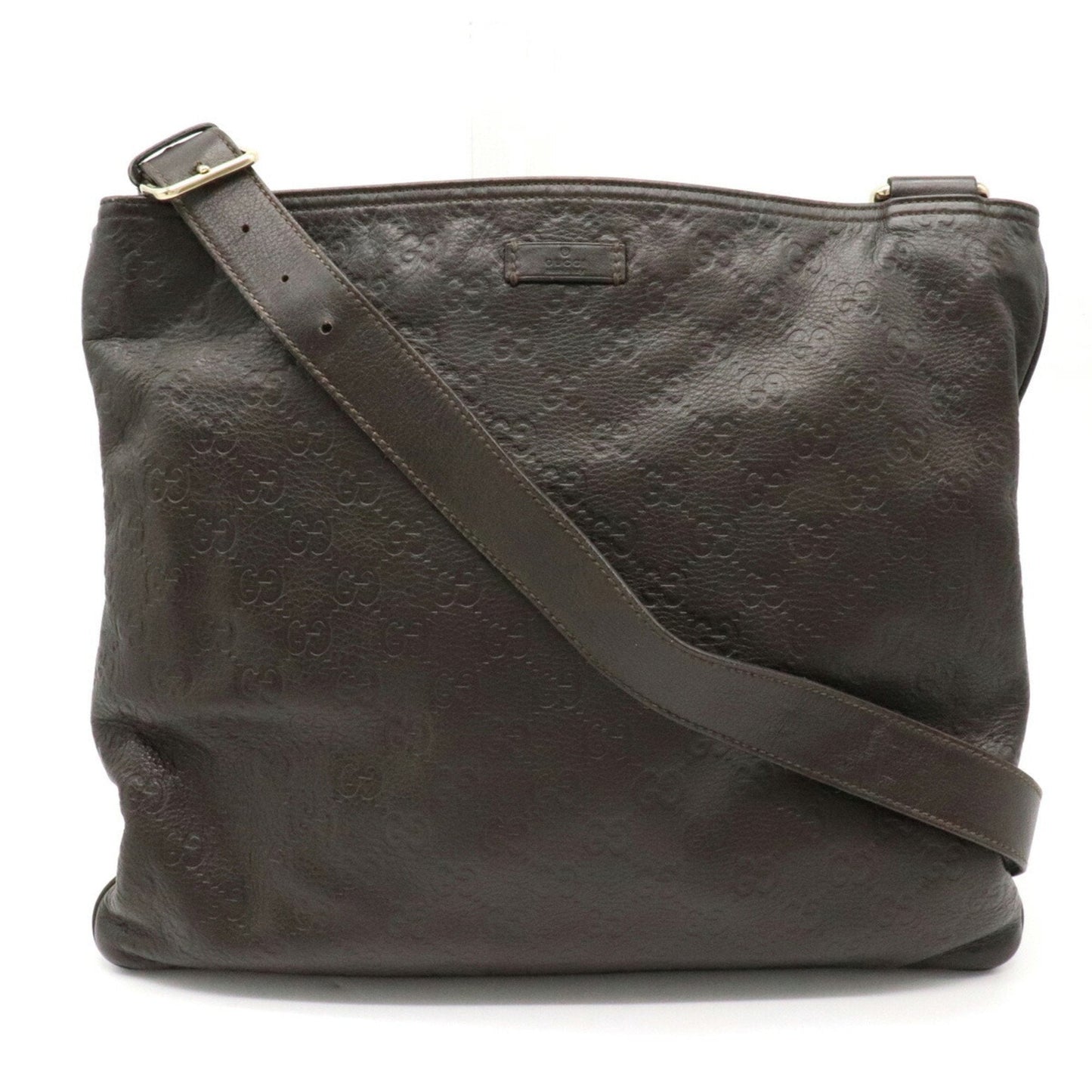Gucci Brown Leather Crossbody Style 2