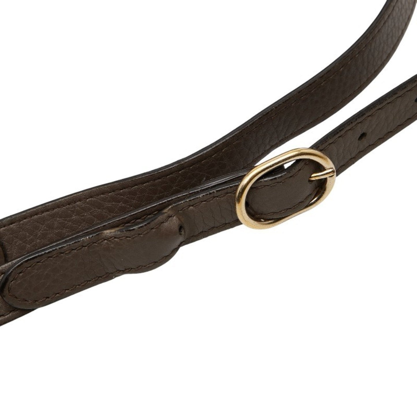Gucci Brown Leather Handbag Shoulder Bag ( )