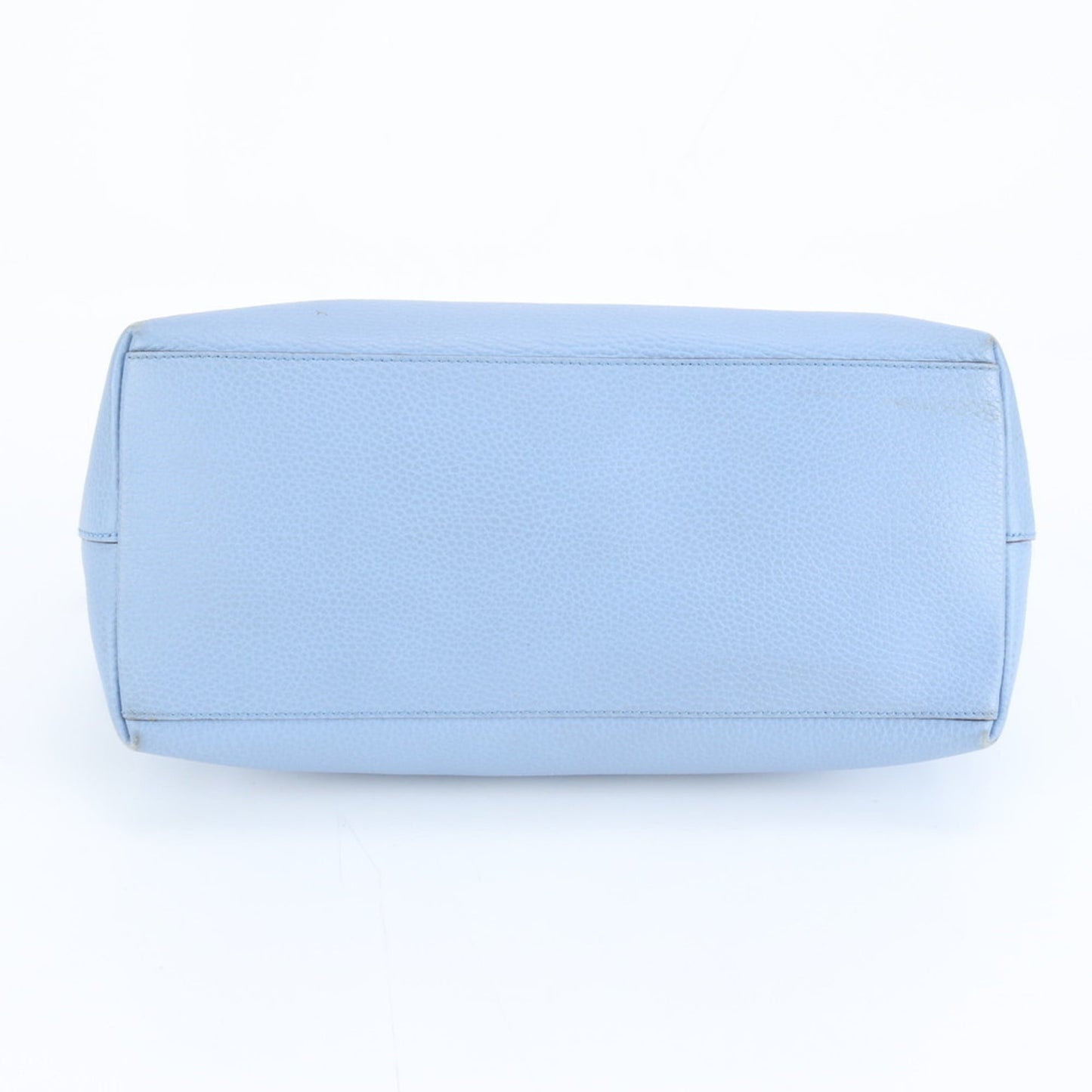 Gucci Light Blue Leather Handbag Tote Bag ( )