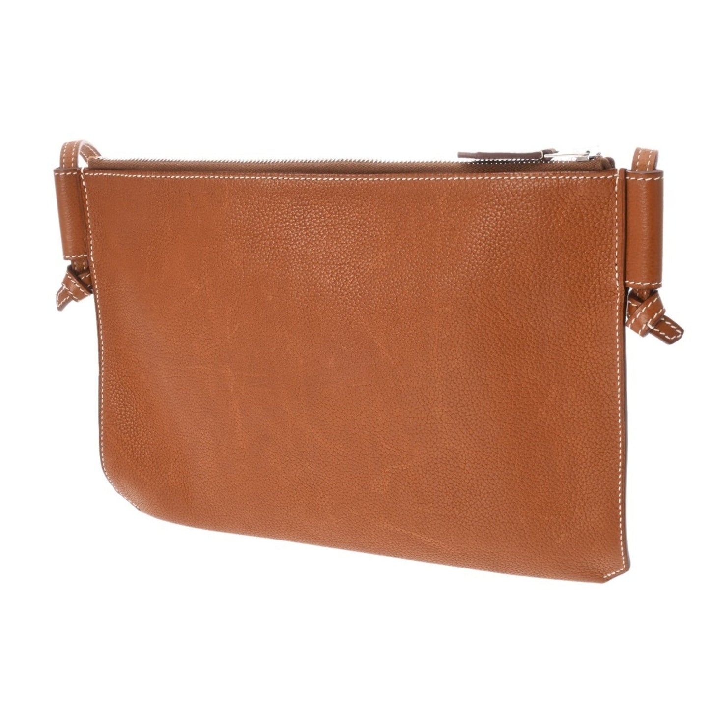 Hermes Fauve Barenia Leather Shoulder Bag ( )