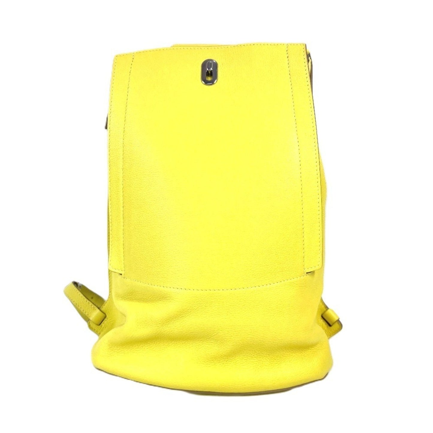 Hermes Yellow Leather Backpack ( )