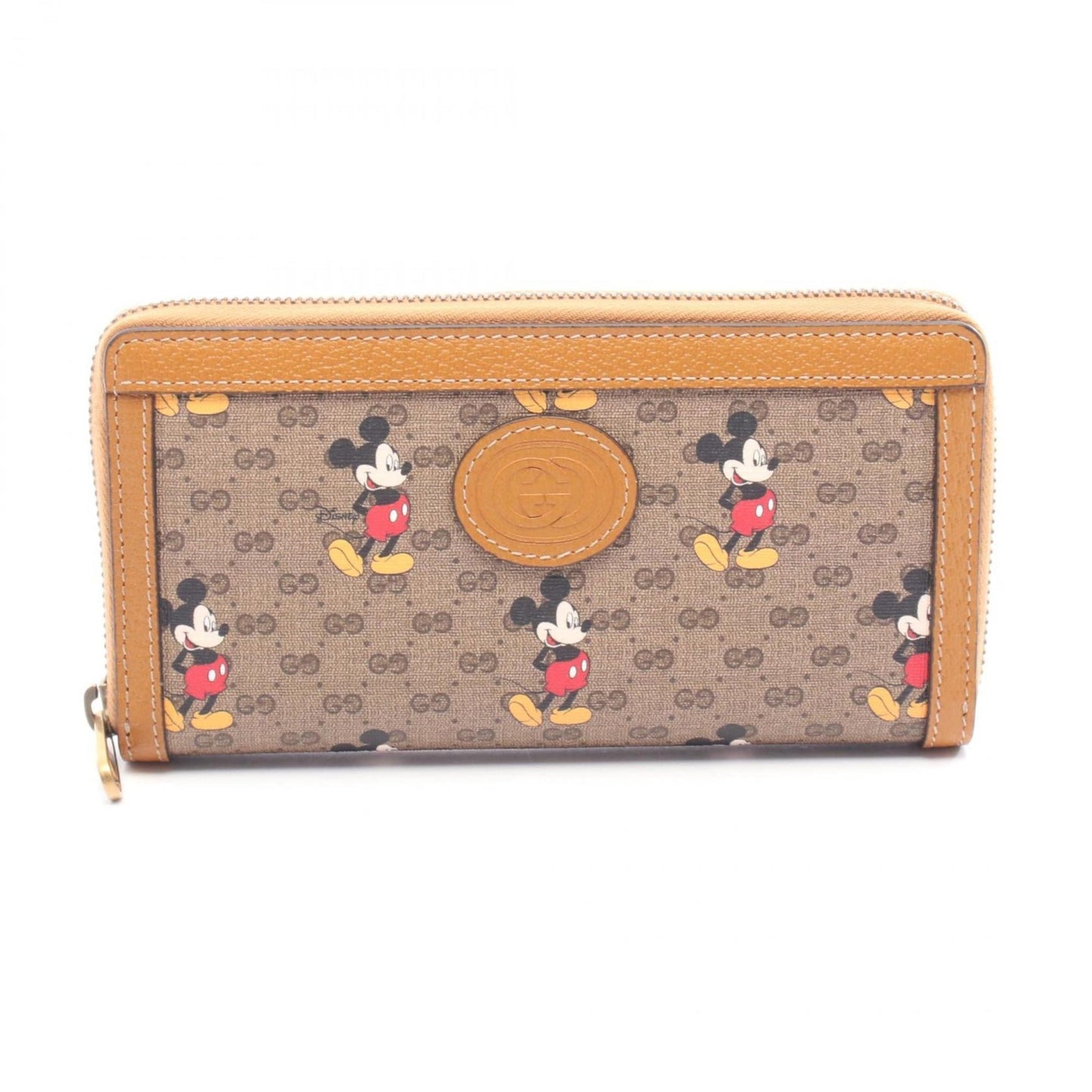 Gucci Beige Brown Multi-Color Gg Supreme Leather Long Wallet (Bi-Fold) ( )