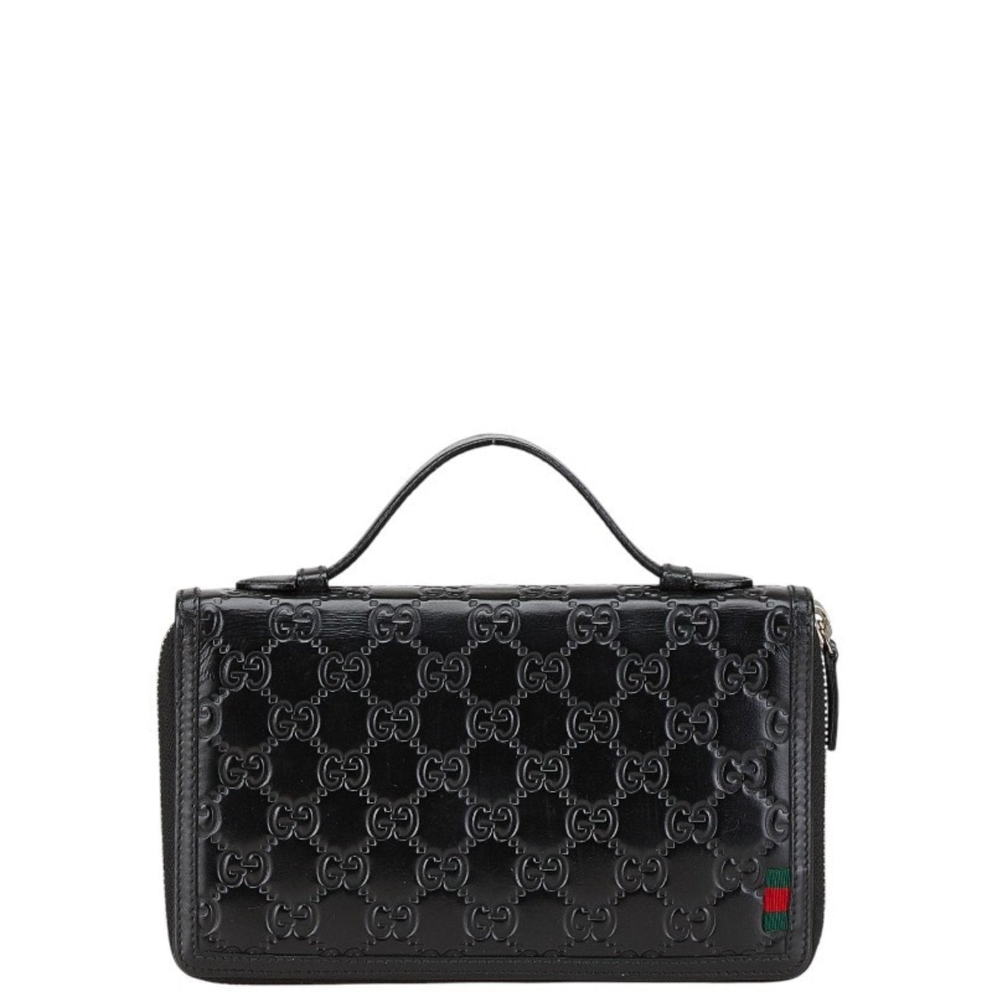 Gucci Black Leather Long Wallet (Bi-Fold) ( )