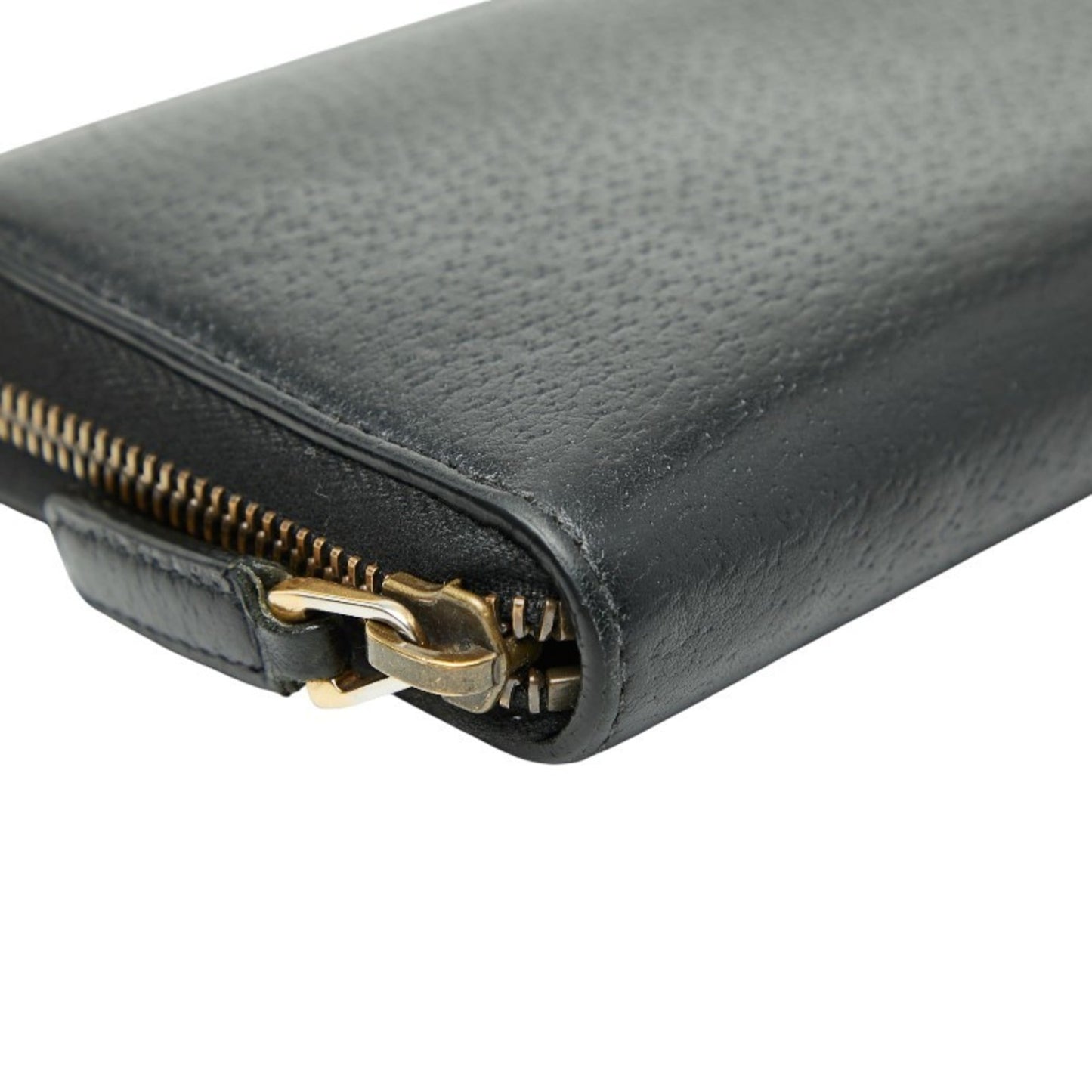 Gucci Black Leather Long Wallet (Bi-Fold) ( )