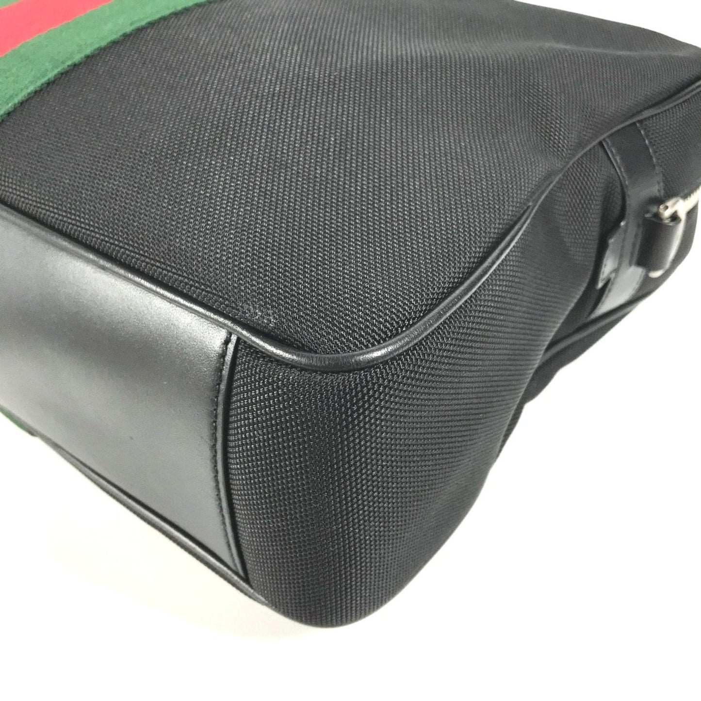 Gucci Black Leather Tote Bag ( )
