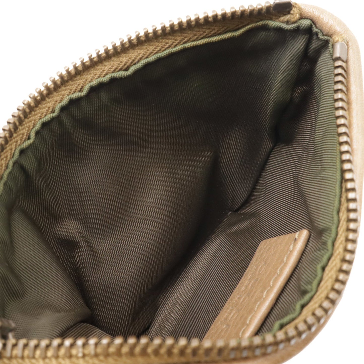 Gucci Beige Leather Coin Purse/Coin Case ( )