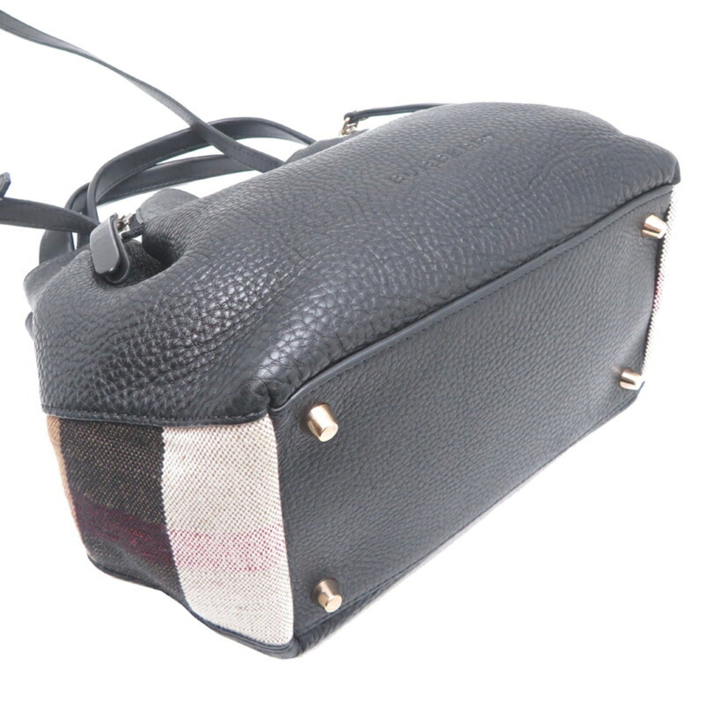 Burberry Black Leather Shoulder Bag ( )