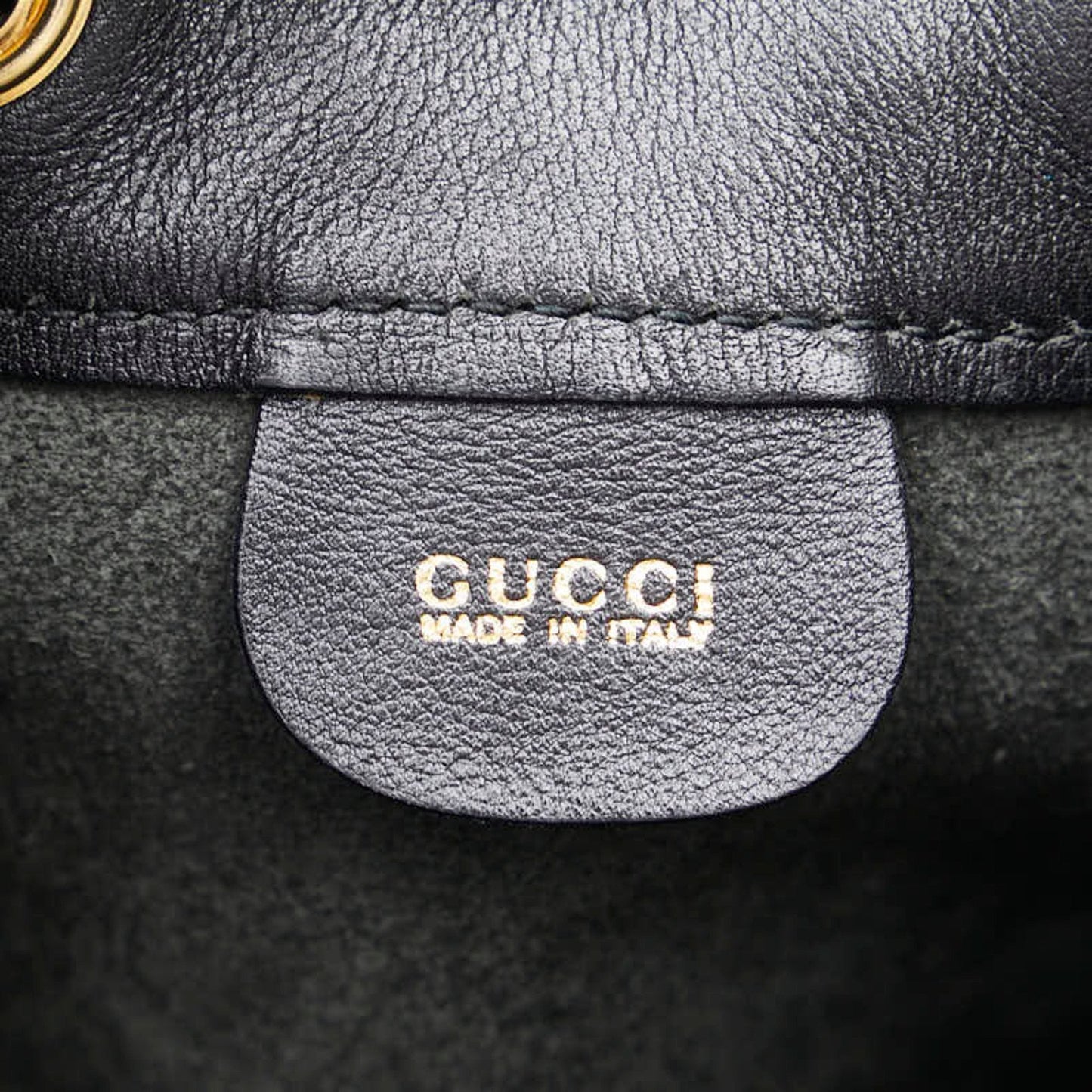 Gucci Black Leather Shoulder Bag Sling Bag ( )