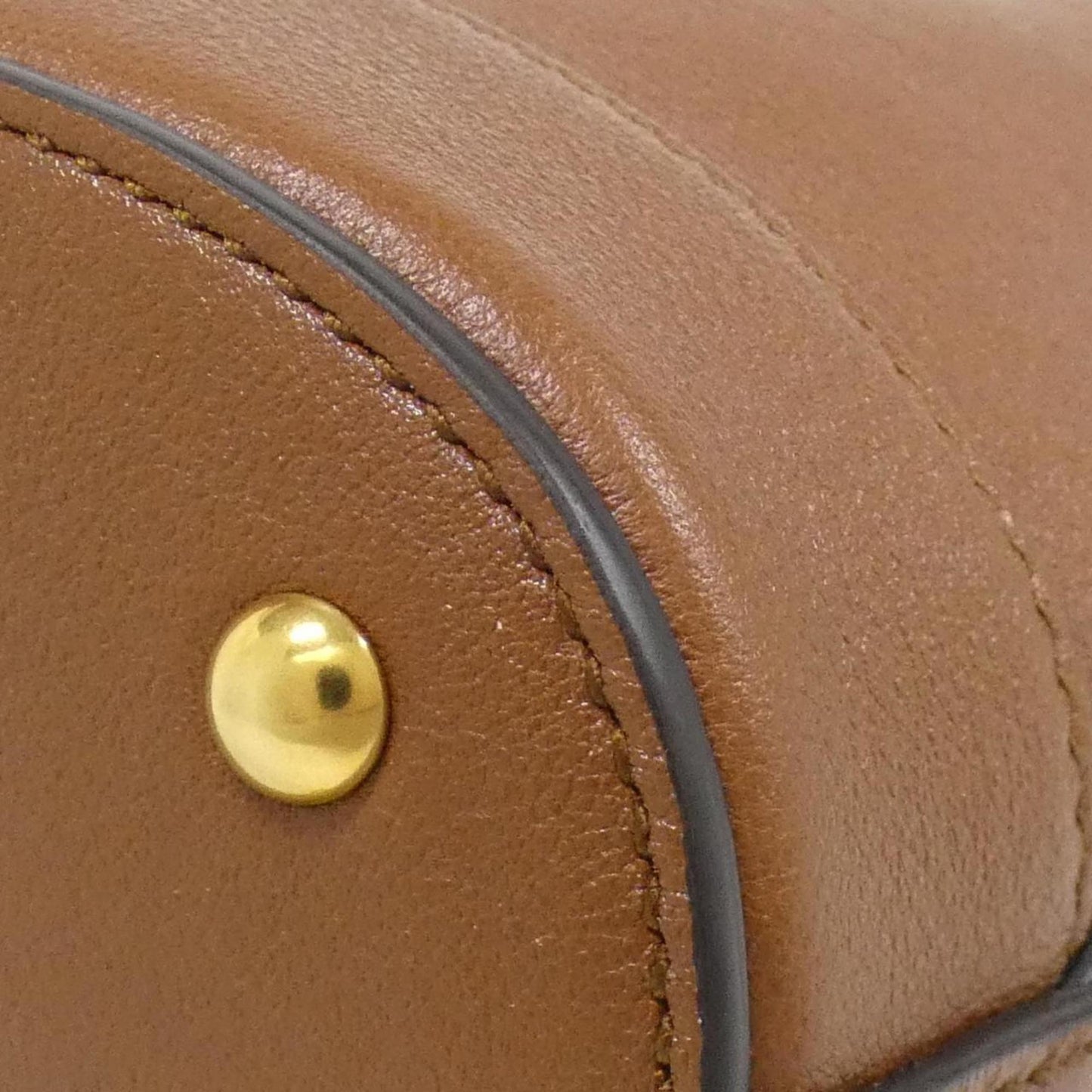 Gucci Brown Leather Handbag ( )