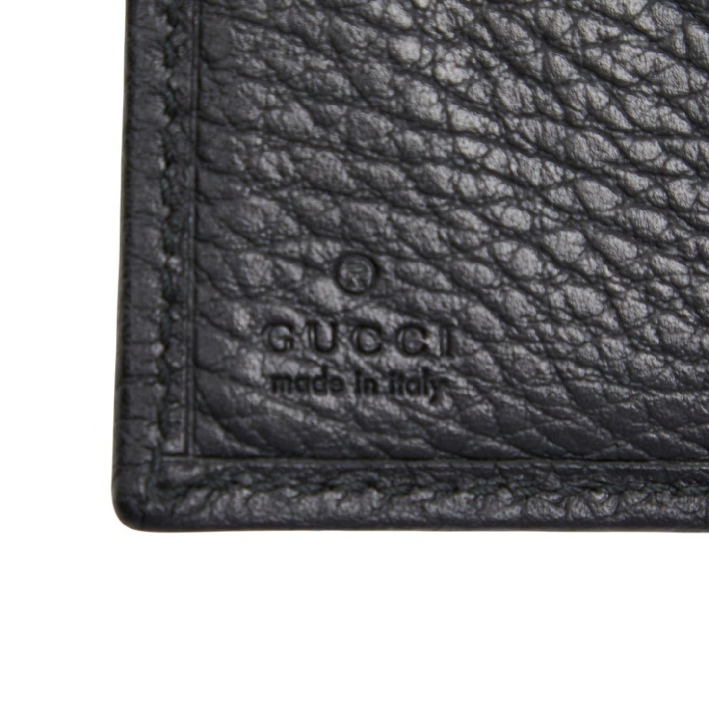 Gucci Black Leather Wallet (Tri-Fold) ( )
