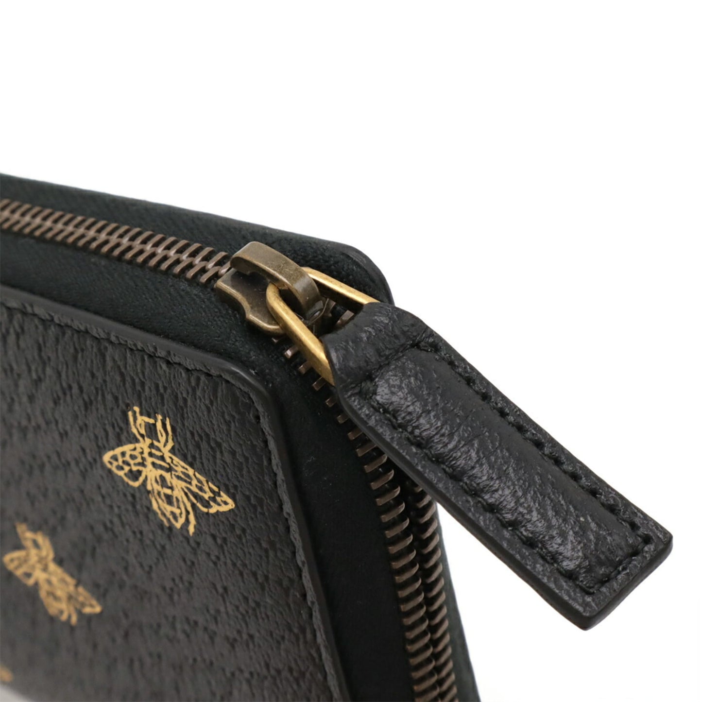 Gucci Black Leather Long Wallet (Bi-Fold) ( )