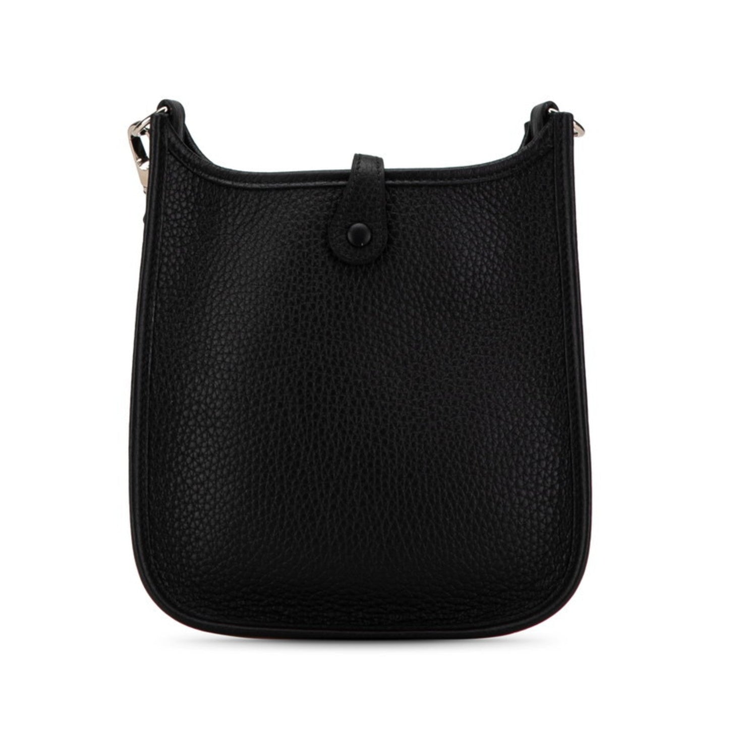 Hermes Evelyne Black Taurillon Clemence Leather Shoulder Bag ( )