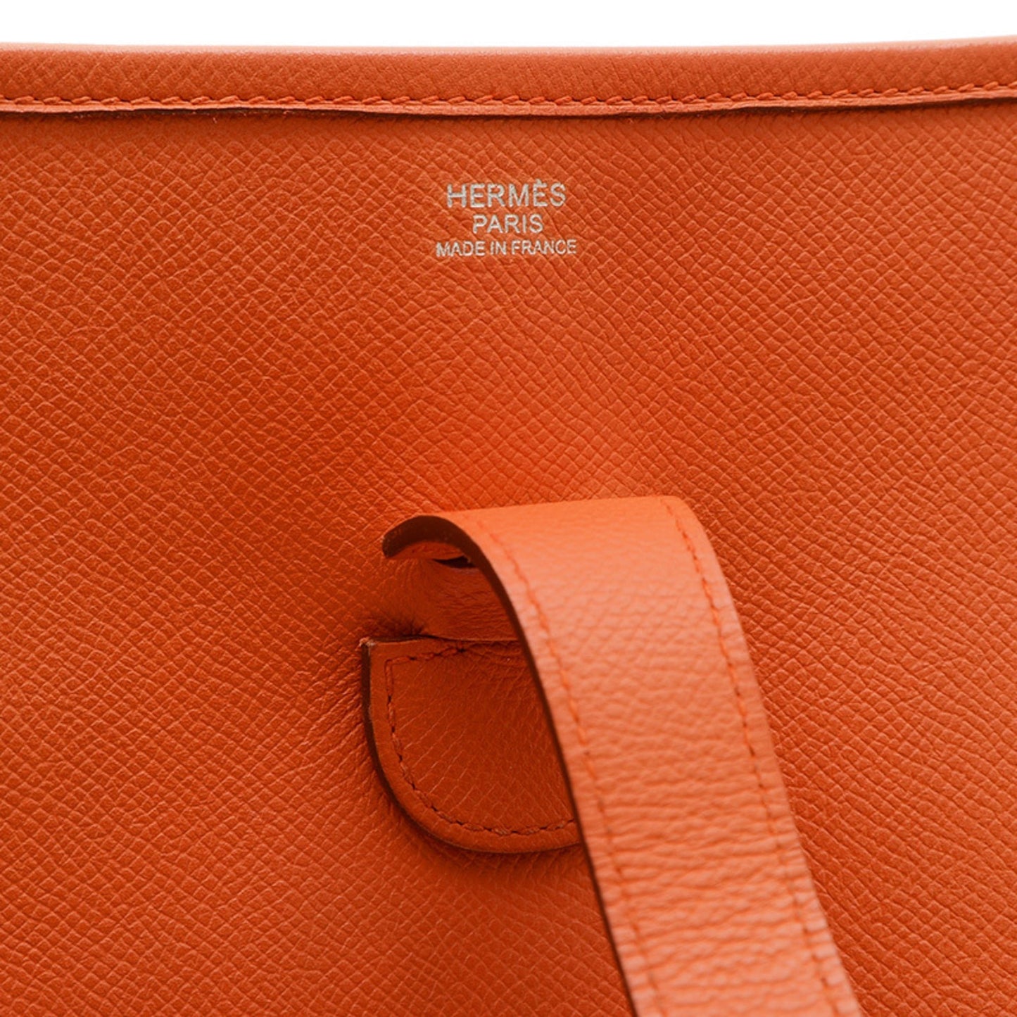 Hermes Orange Epsom Leather Shoulder Bag ( )
