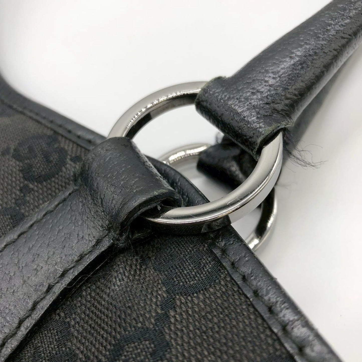 Gucci Gg Canvas Black Gg Canvas Handbag Tote Bag ( )