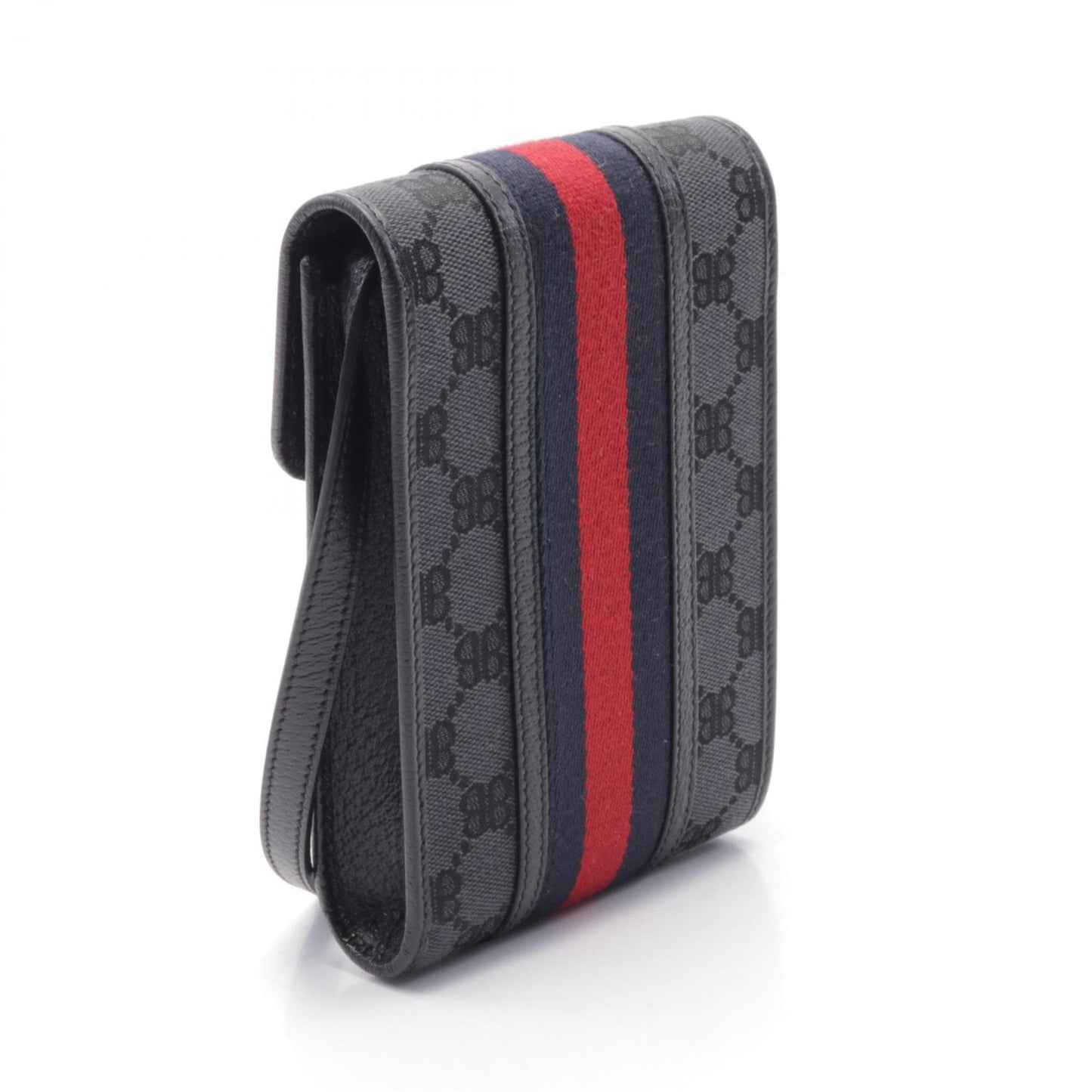 Gucci Leather Canvas Shoulder Bag