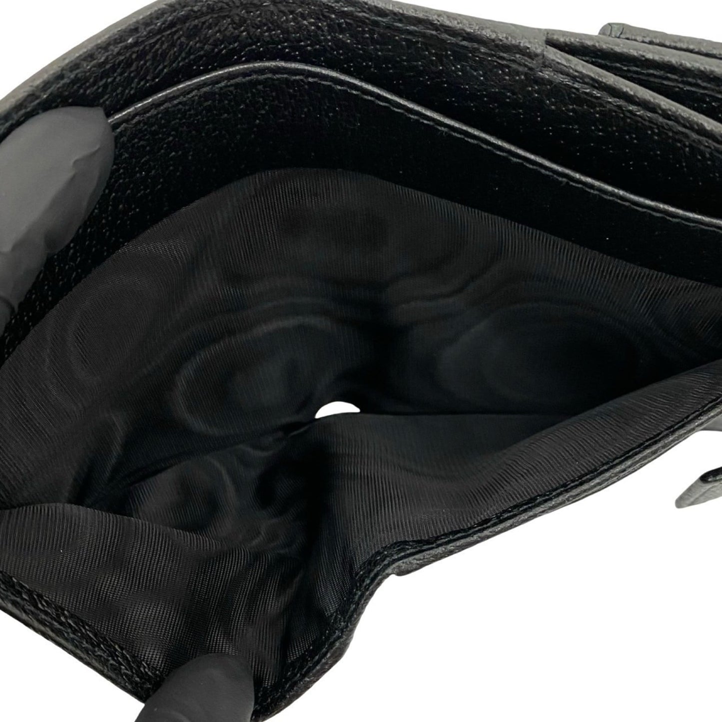 Gucci Black Canvas Leather Wallet (Bi-Fold) ( )