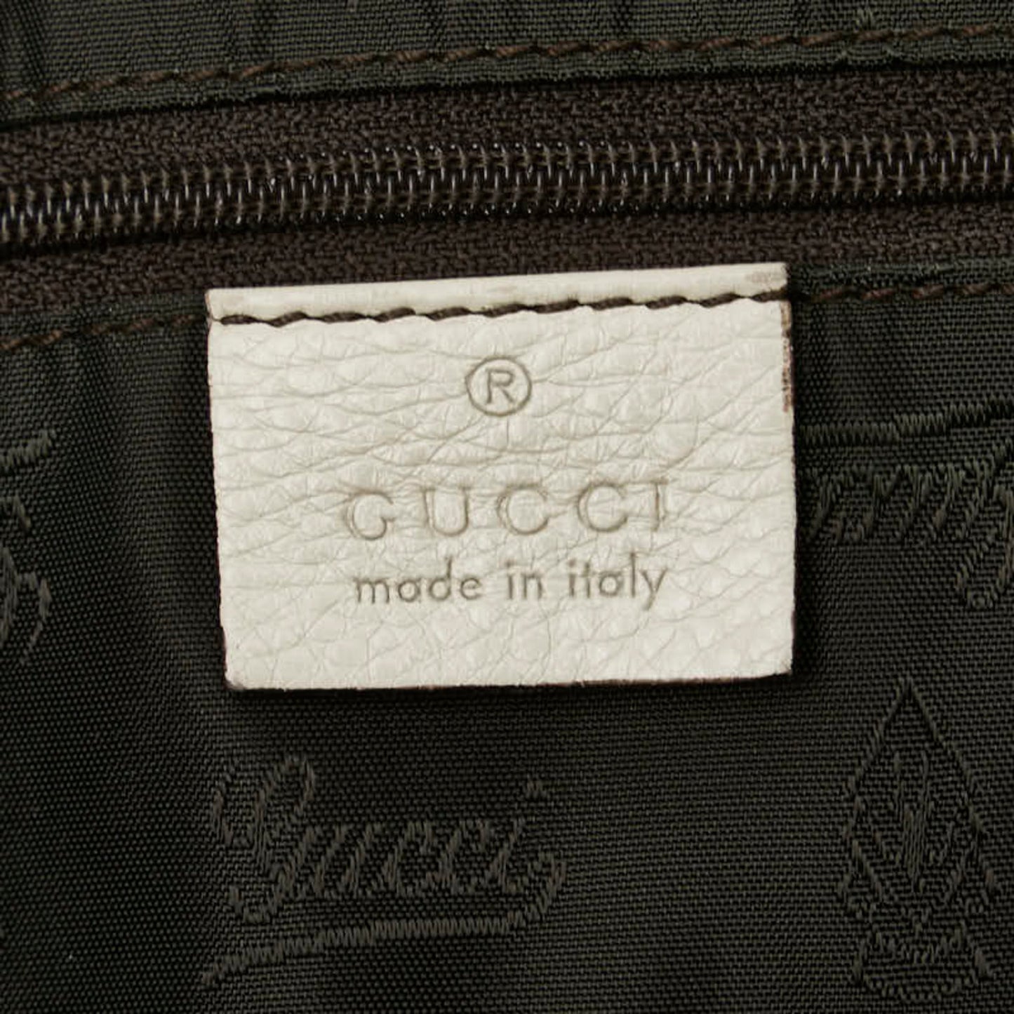 Gucci Gg Canvas Beige White Gg Canvas Leather Shoulder Bag Tote Bag ( )