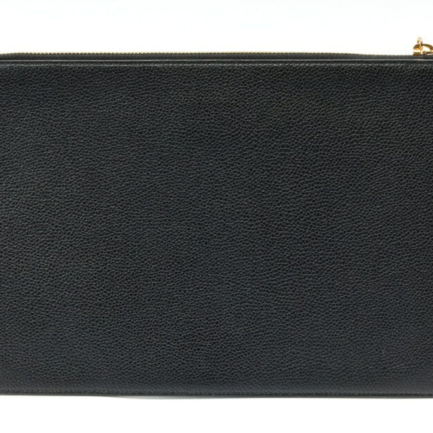 Gucci Black Leather Clutch Bag Pouch ( )