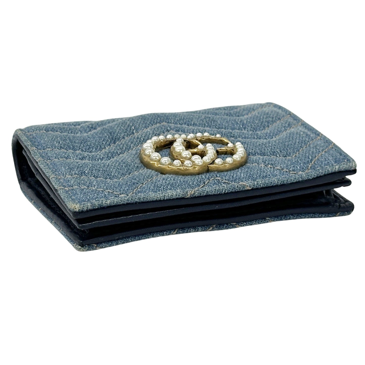 Gucci Blue Denim Wallet (Bi-Fold) ( )