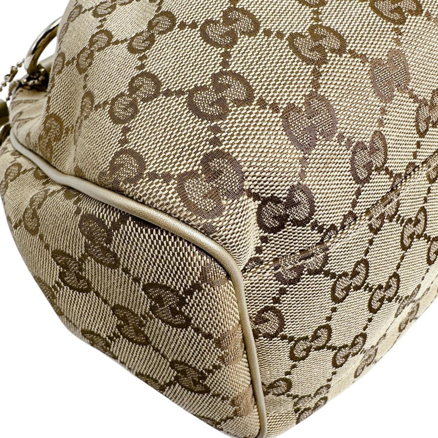 Gucci Gg Canvas Beige Gg Canvas Handbag Tote Bag ( )