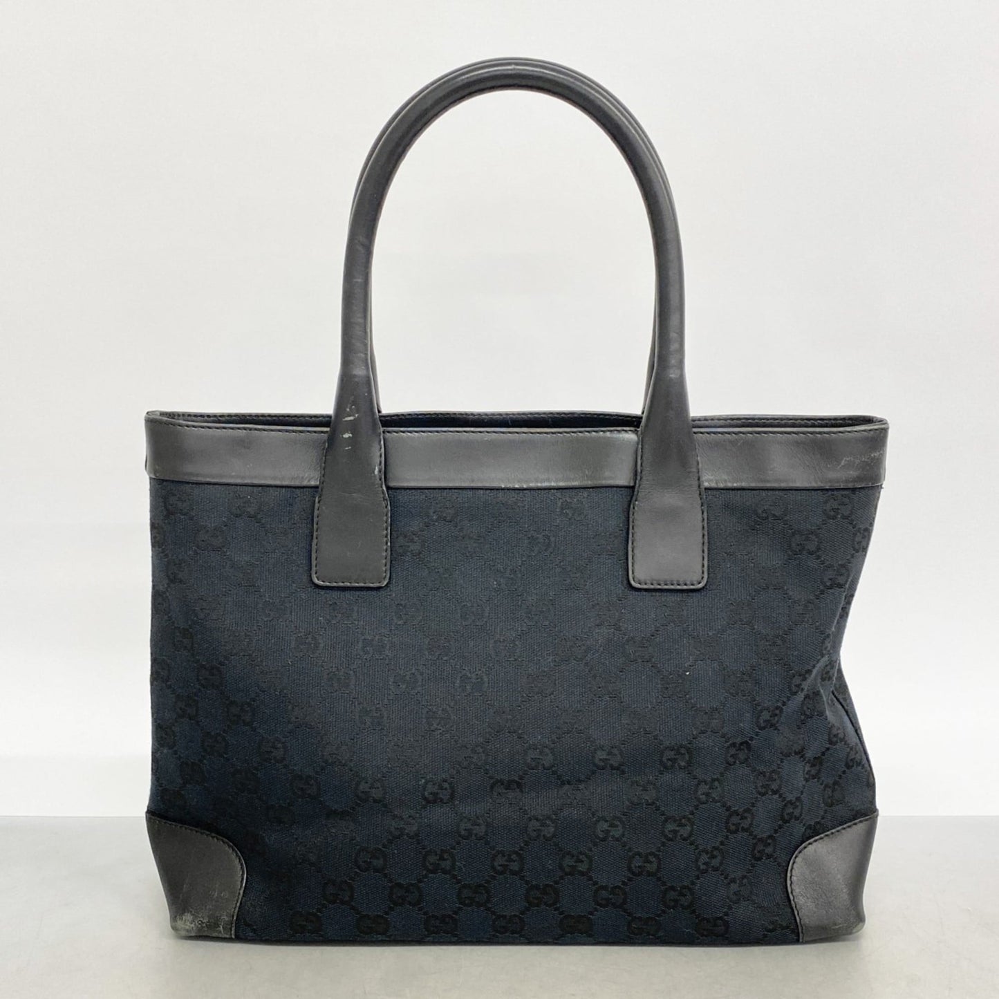 Gucci Black Canvas Tote Bag ( )
