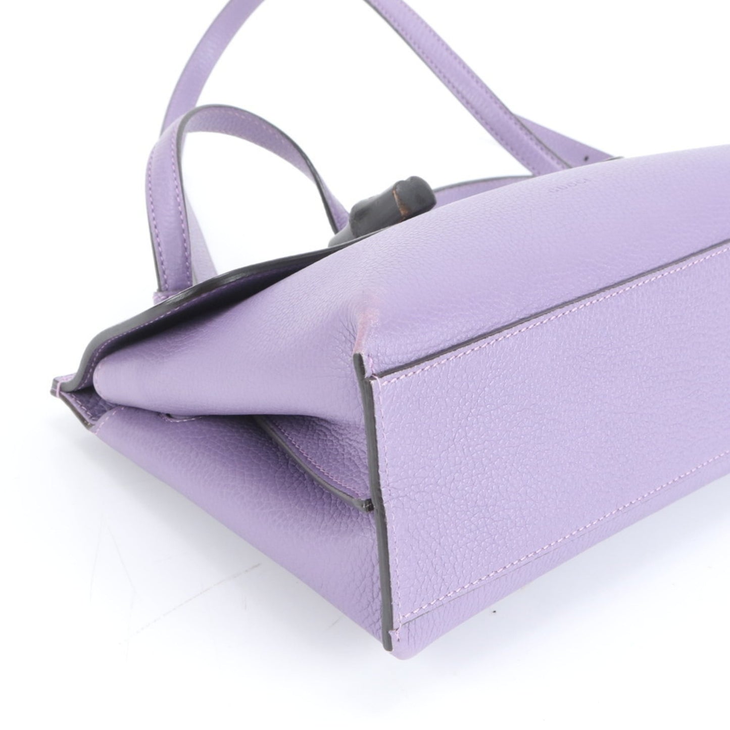Gucci Purple Leather Handbag ( )