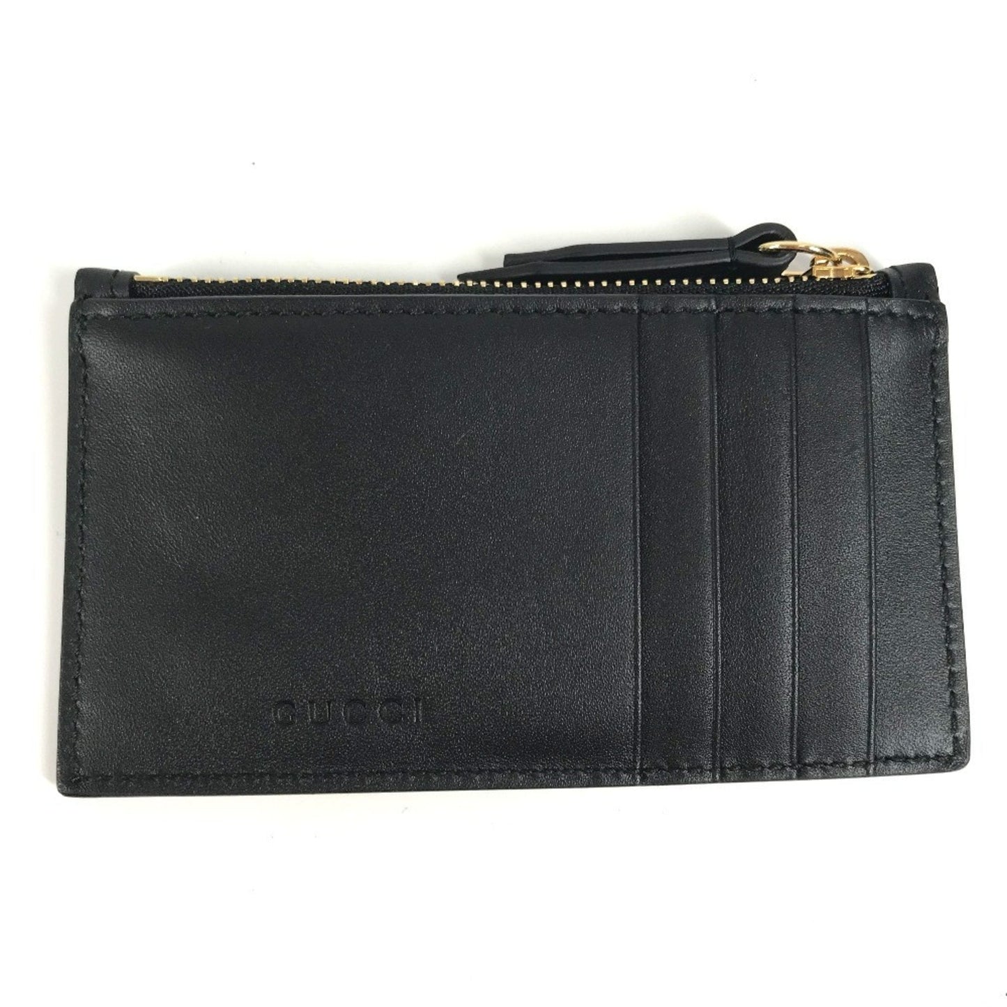 Gucci Black Leather Coin Purse/Coin Case ( )