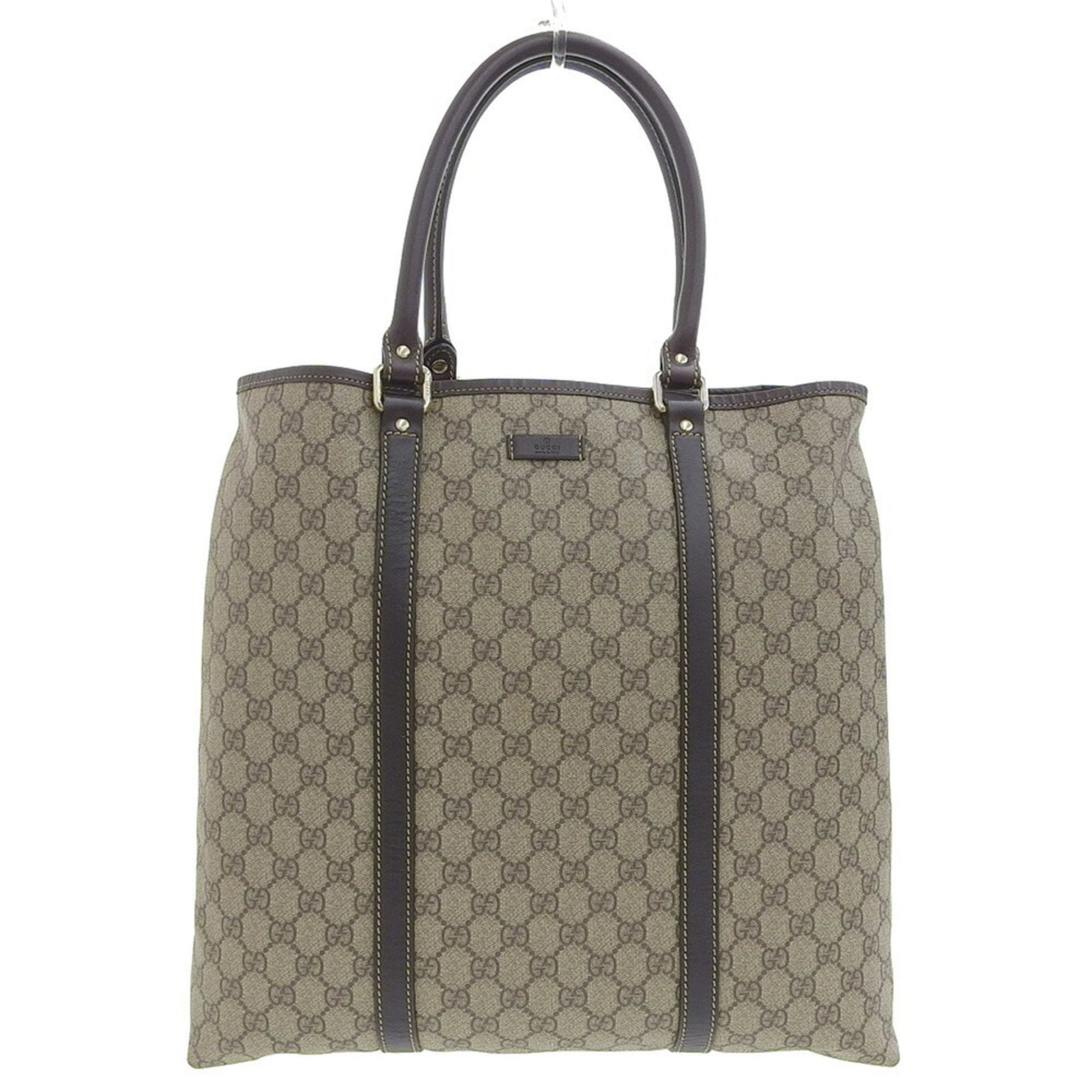 Gucci Brown Leather Tote Style 10