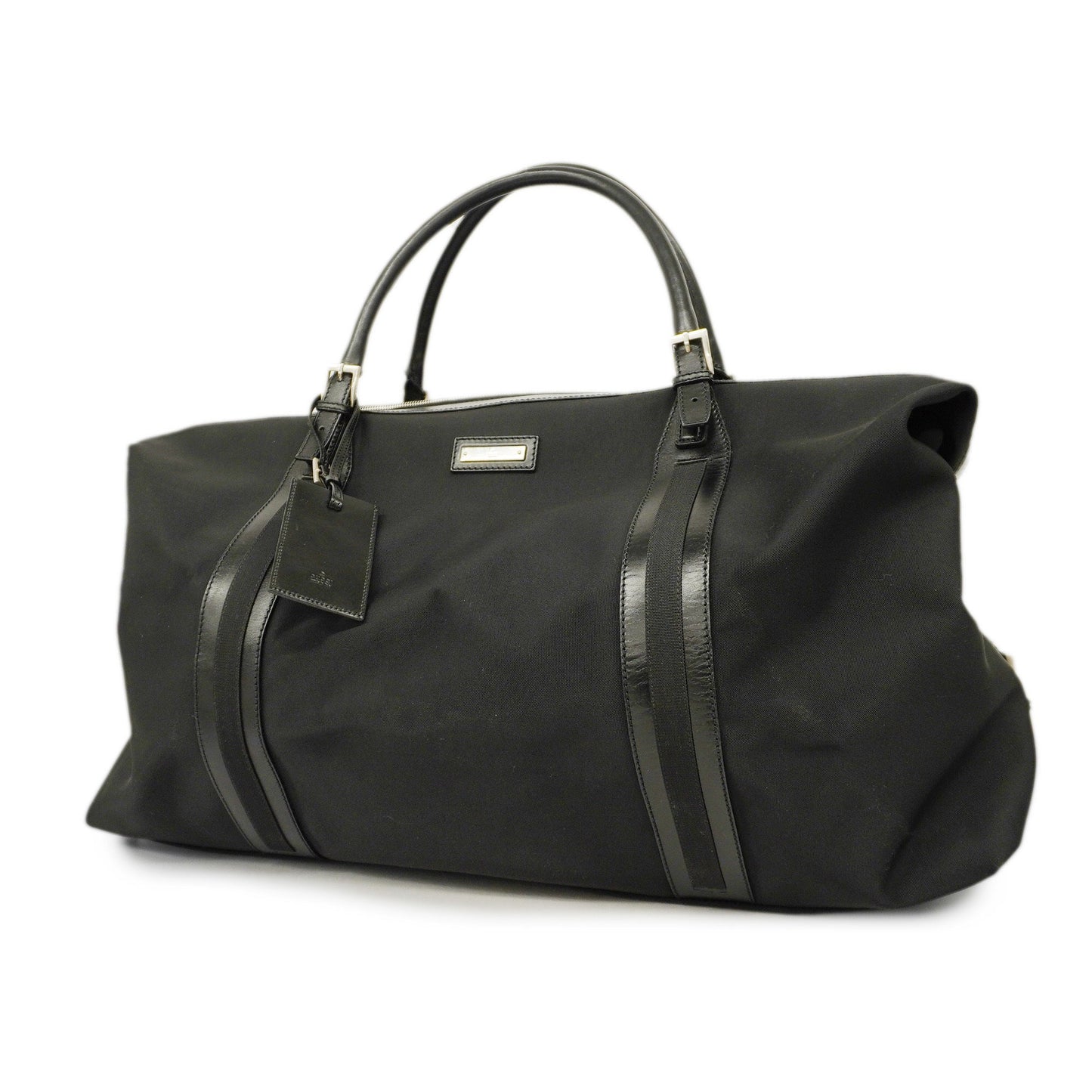 Gucci Nylon Leather Shoulder Bag