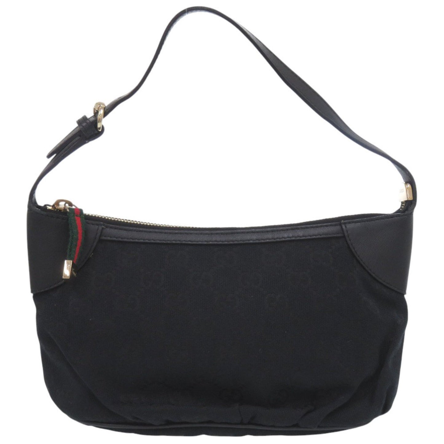 Gucci Black Gg Canvas Handbag ( )