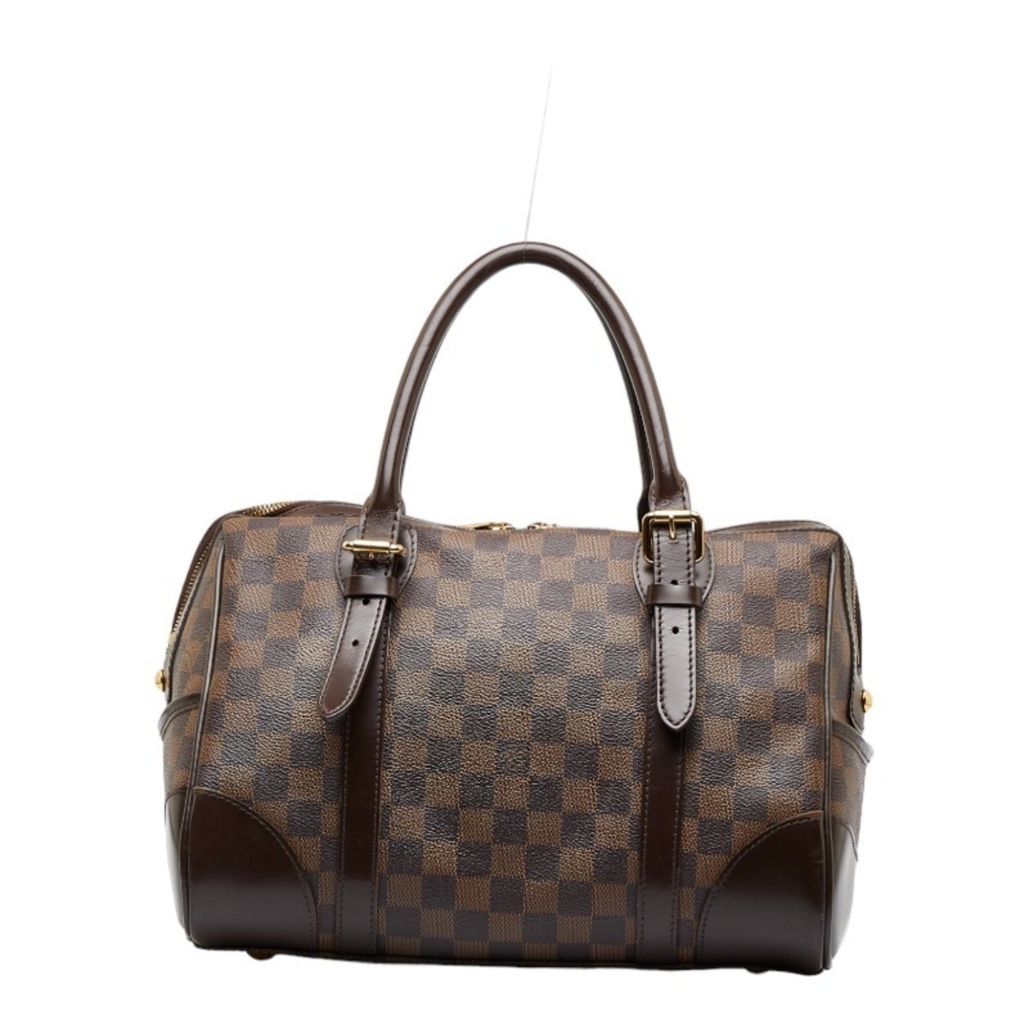 LOUIS VUITTON Damier Berkley handbag N52000 brown PVC leather ladies
