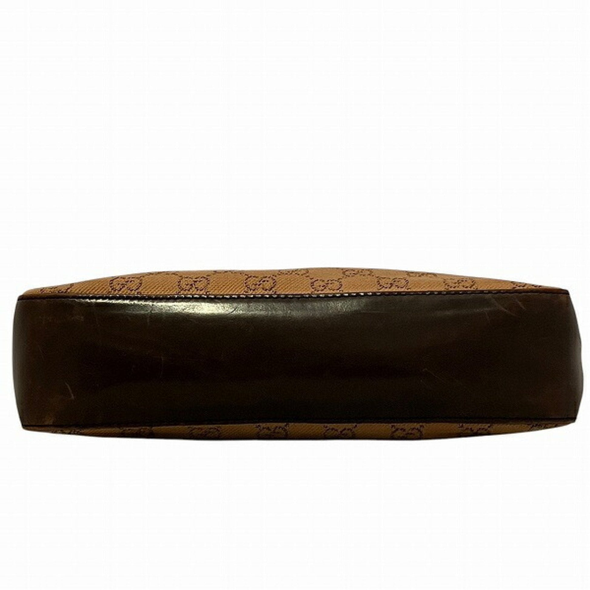 Gucci Leather Canvas Handbag