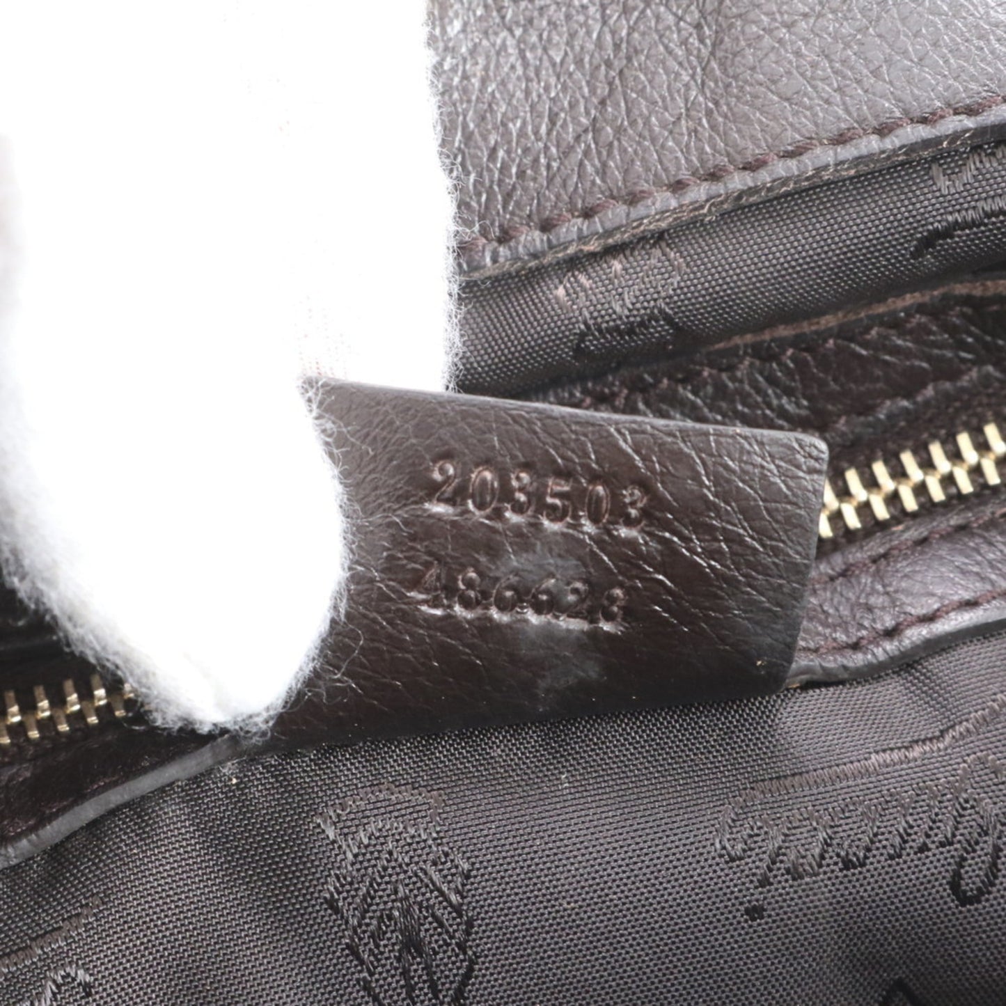 Gucci Brown Leather Shoulder Bag ( )