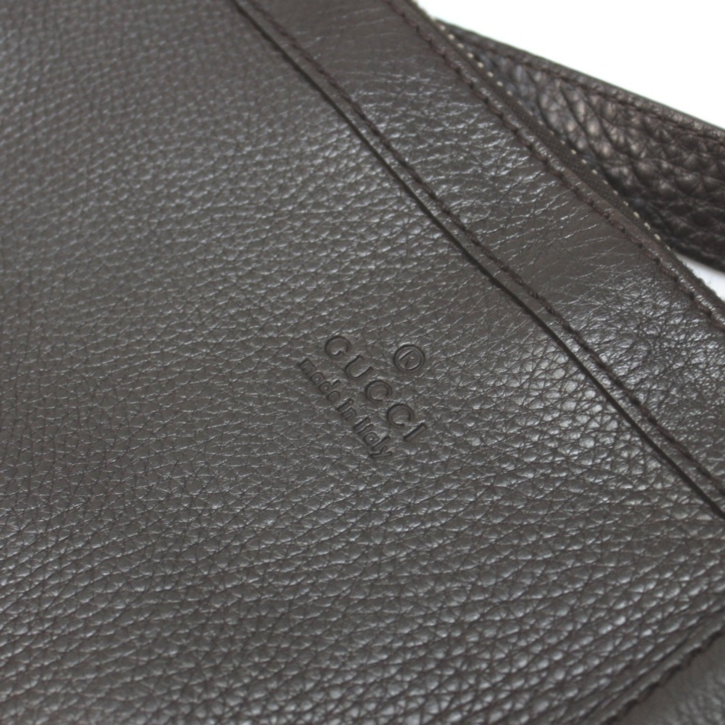 Gucci Brown Leather Shoulder Bag ( )