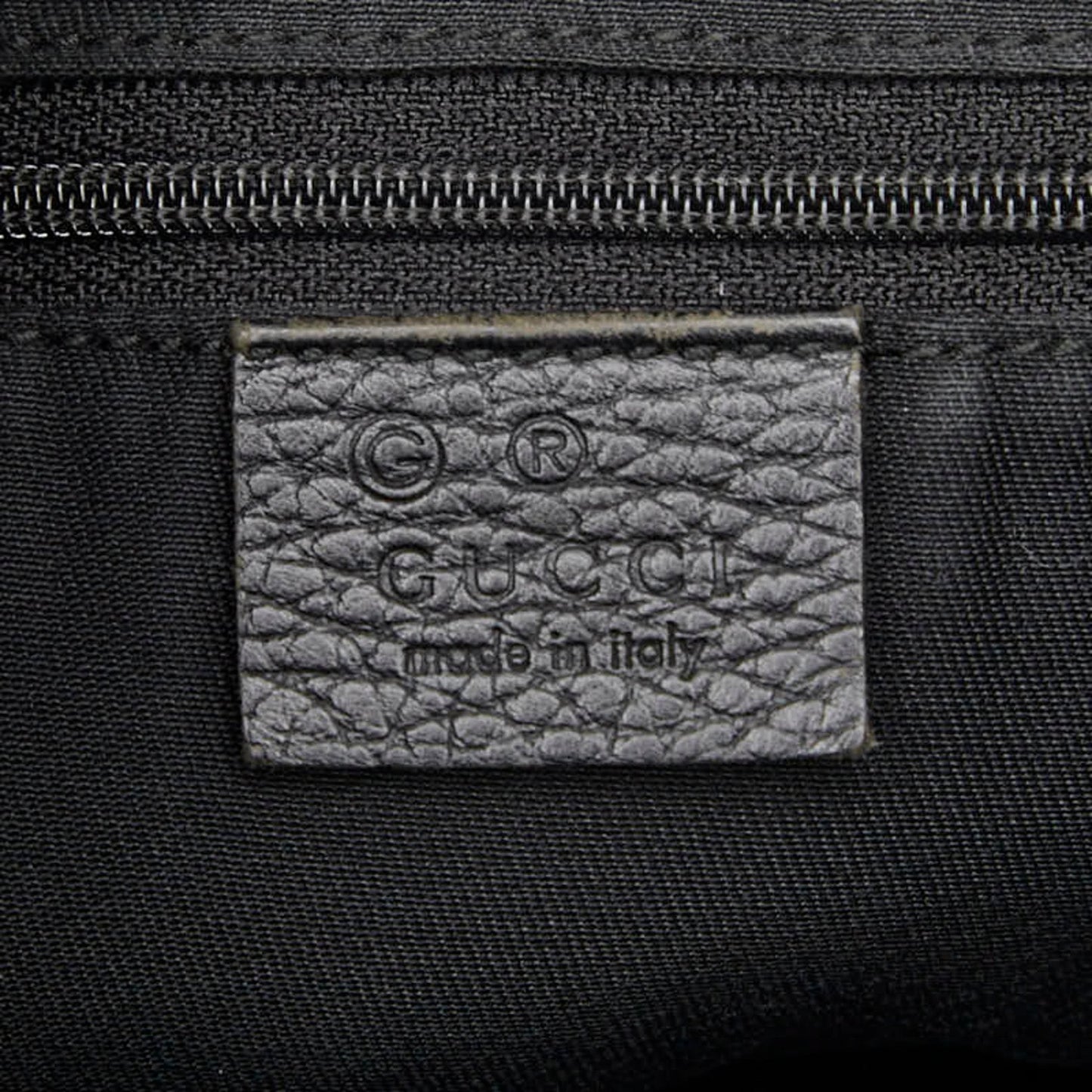 Gucci Black Canvas Leather Shoulder Bag ( )