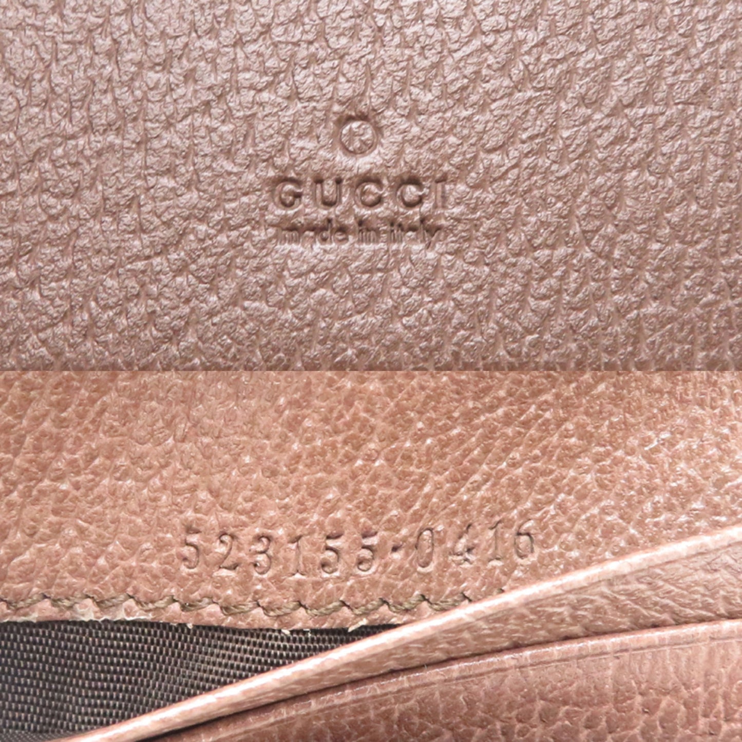 Gucci Beige Gg Supreme Wallet (Bi-Fold) ( )