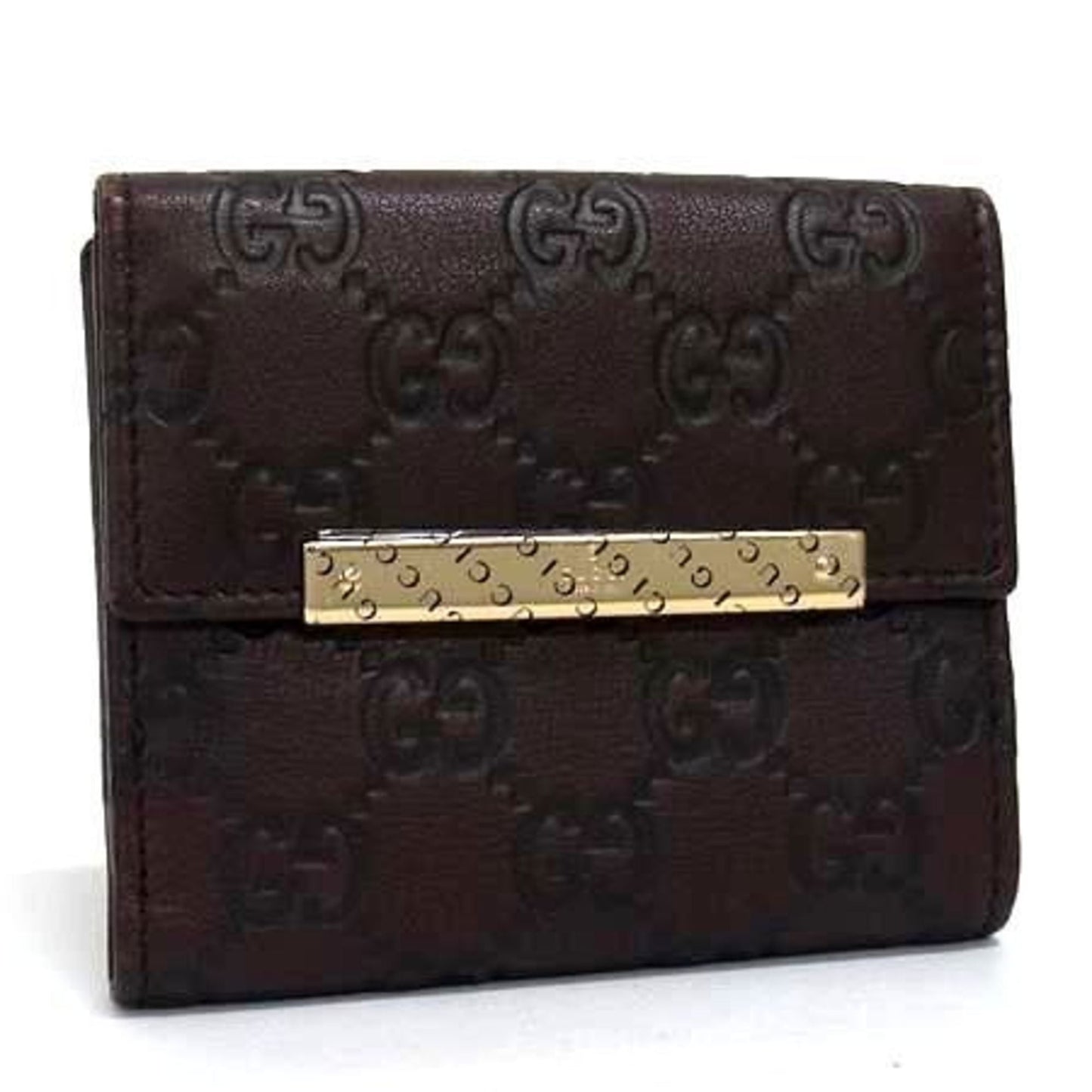 Gucci Brown Leather Wallet (Bi-Fold) ( )