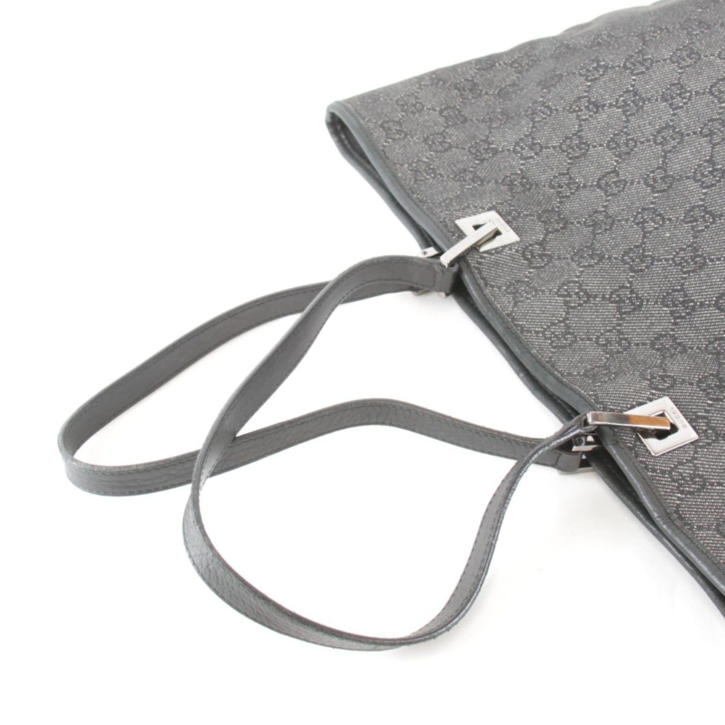 Gucci Black Gg Canvas Tote Bag ( )